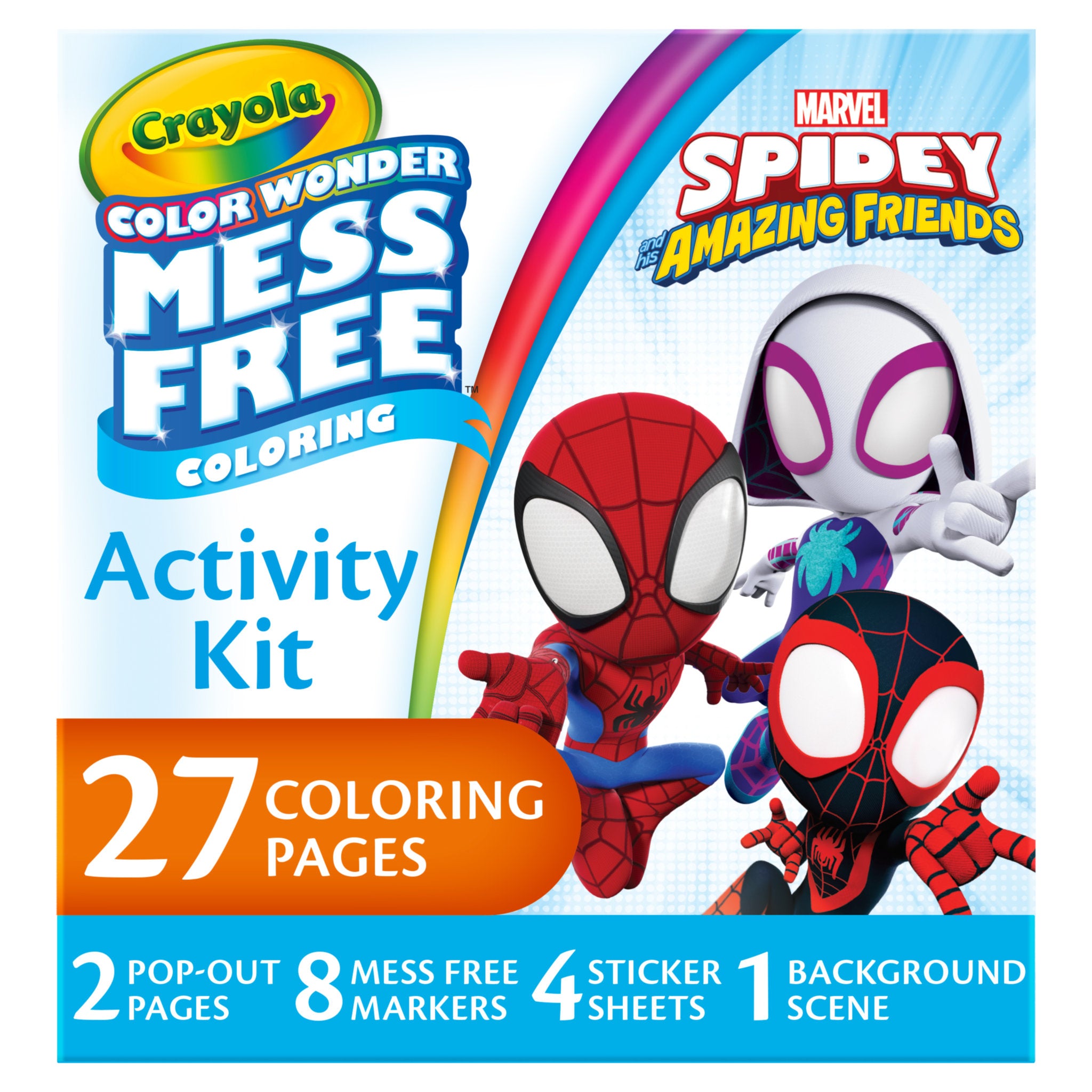 Crayola Colour Wonder Activity Kit Spidey and His Amazing Friends