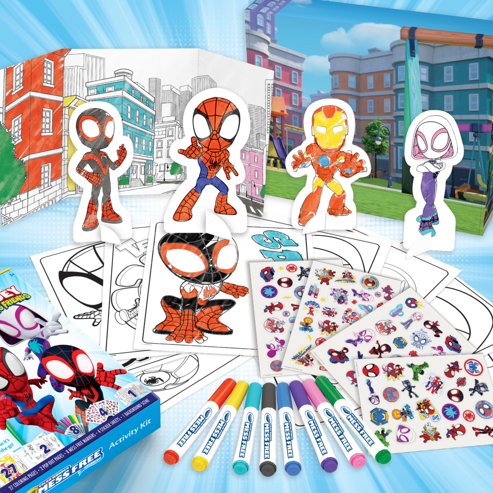 Crayola Colour Wonder Activity Kit Spidey and His Amazing Friends