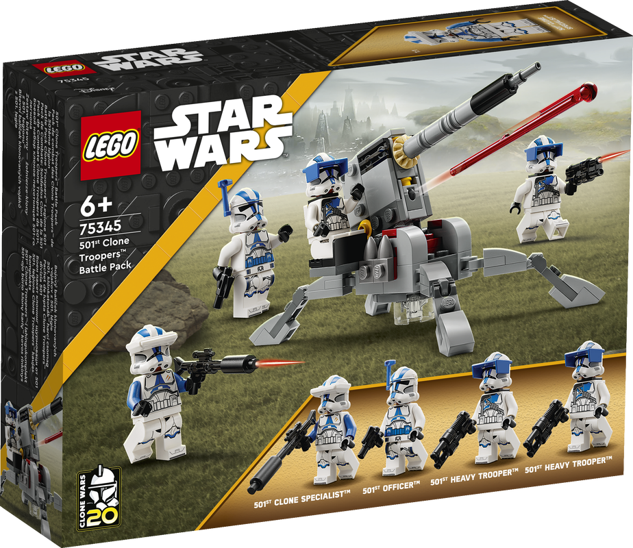 LEGO 75345 Star Wars 501St Clone Troopers Battle Pack - Toyworld NZ