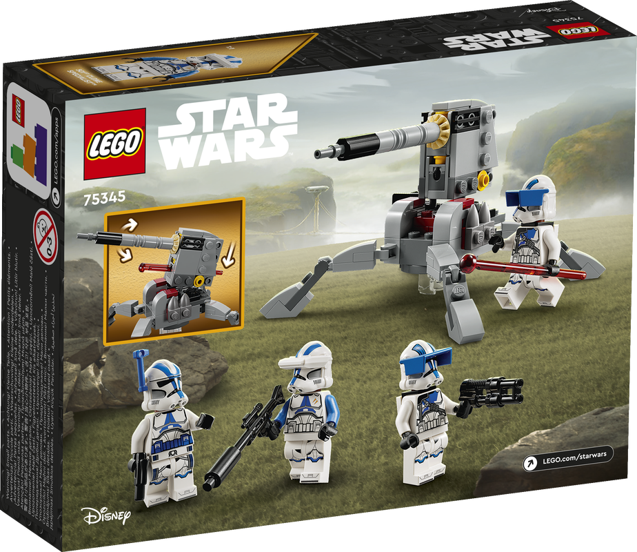 LEGO 75345 Star Wars 501St Clone Troopers Battle Pack - Toyworld NZ