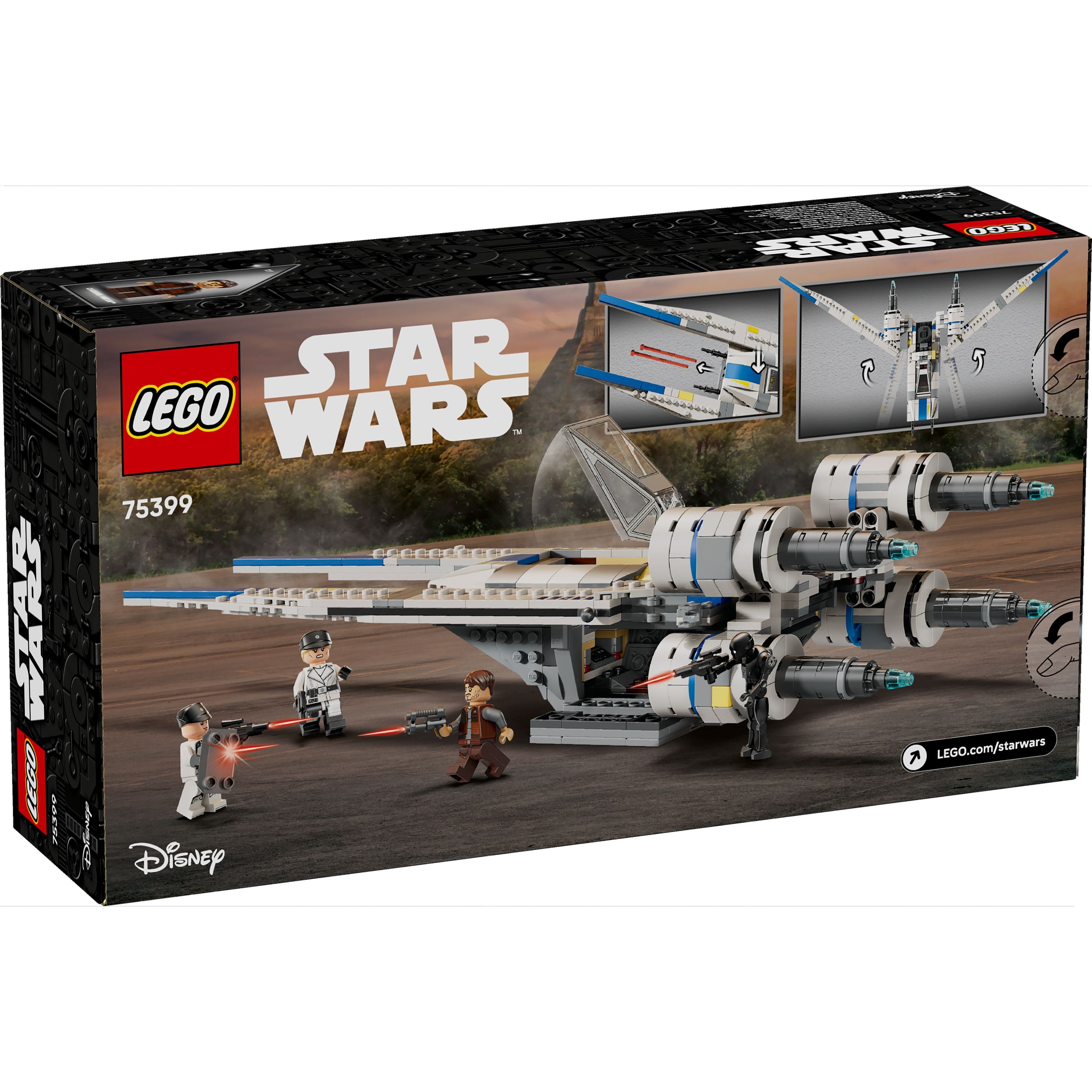 LEGO 75399 Star Wars: Andor Rebel U-Wing Starfighter Buildable Vehicle Model