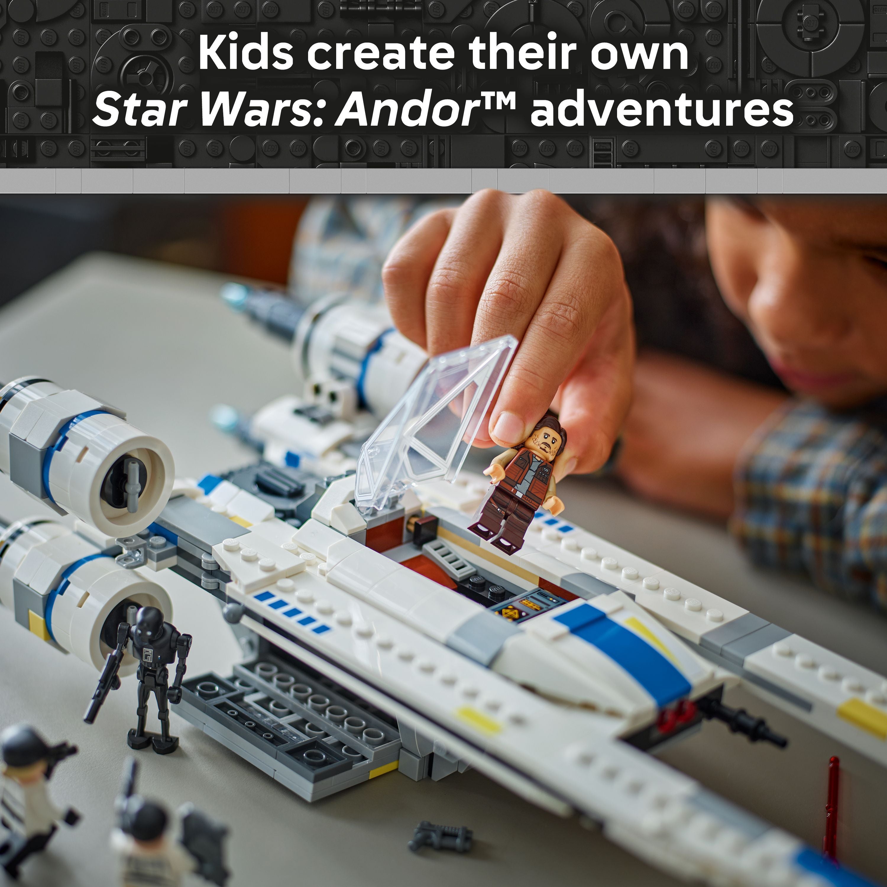 LEGO 75399 Star Wars: Andor Rebel U-Wing Starfighter Buildable Vehicle Model