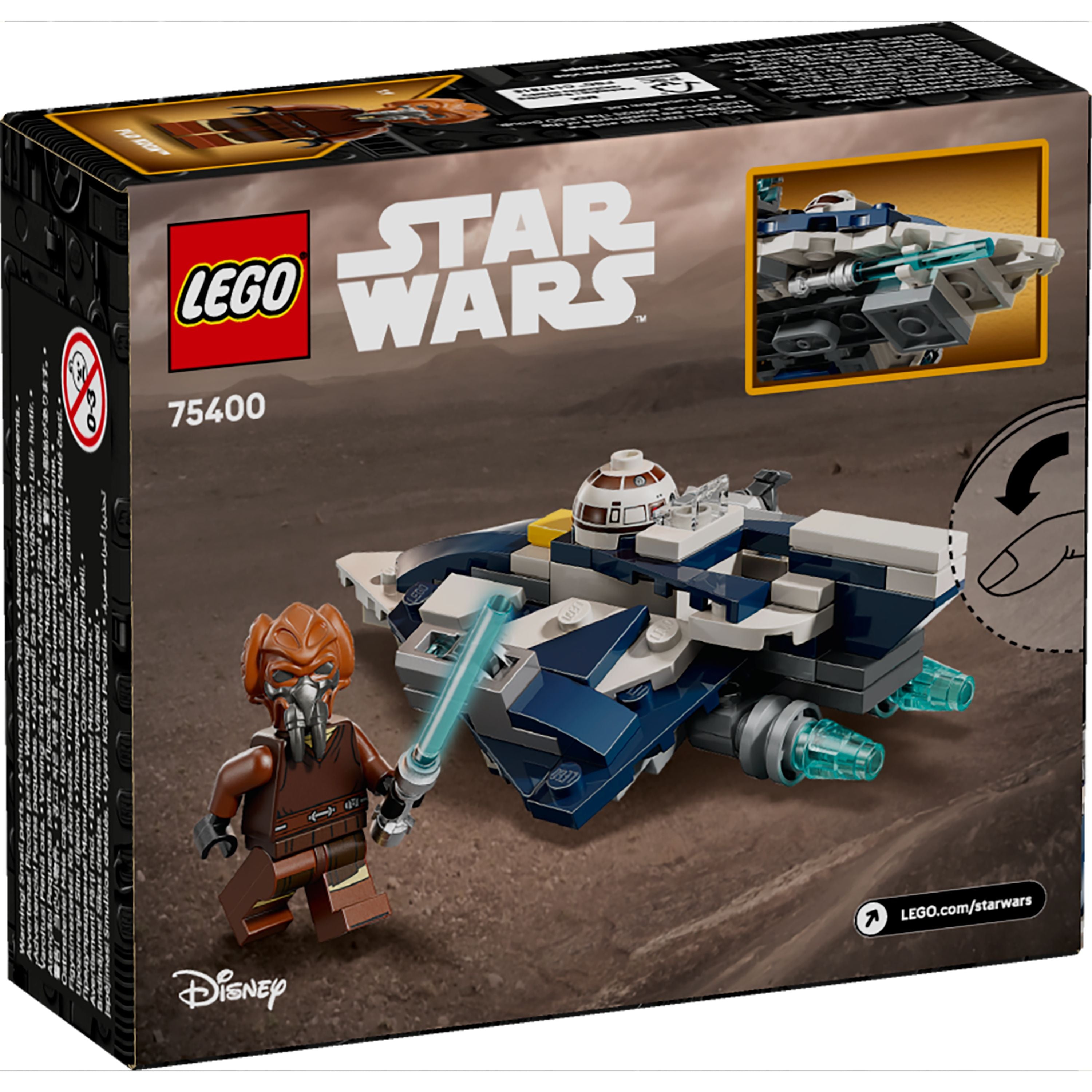 LEGO 75400 Star Wars Plo Koon’s Jedi Starfighter Microfighter