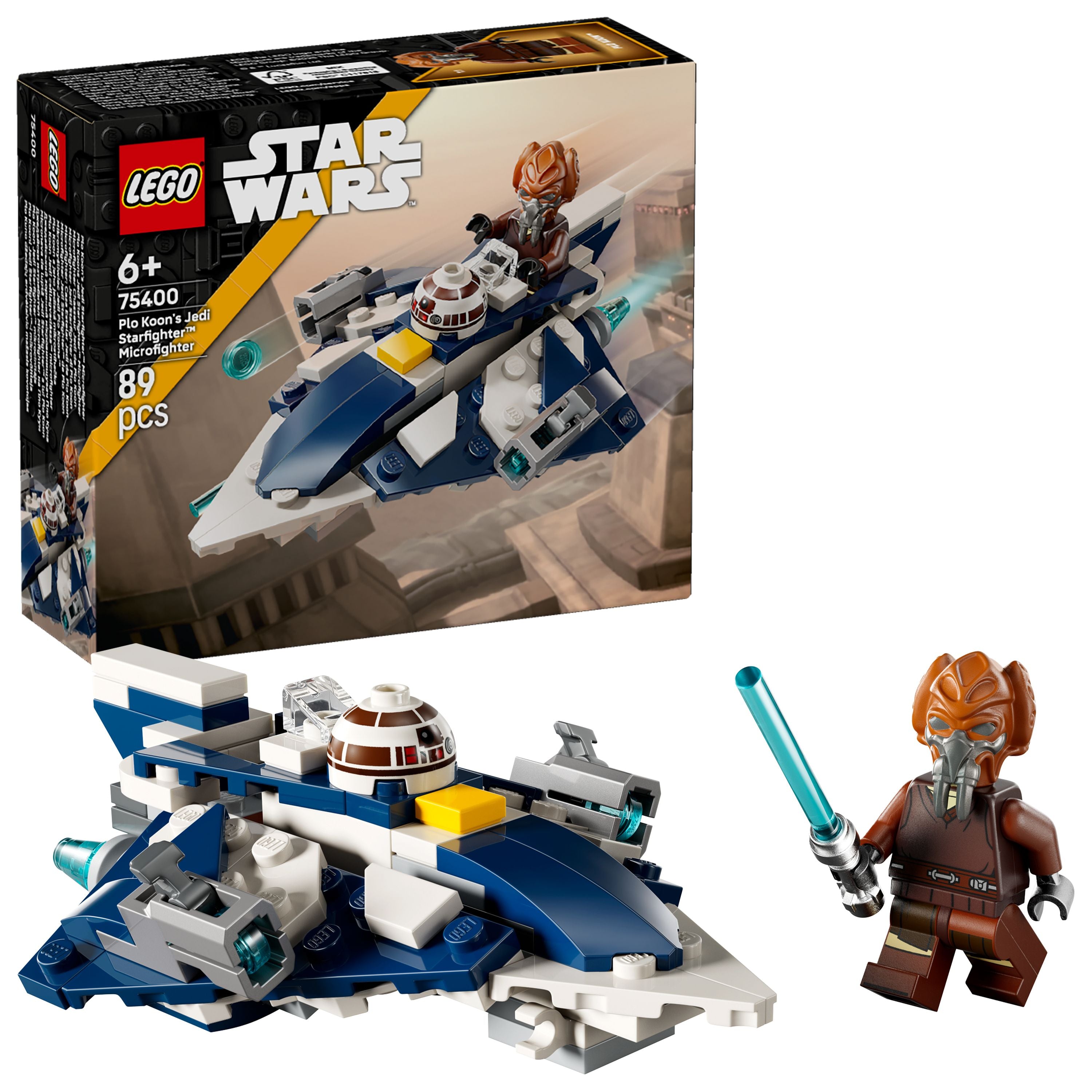 LEGO 75400 Star Wars Plo Koon’s Jedi Starfighter Microfighter