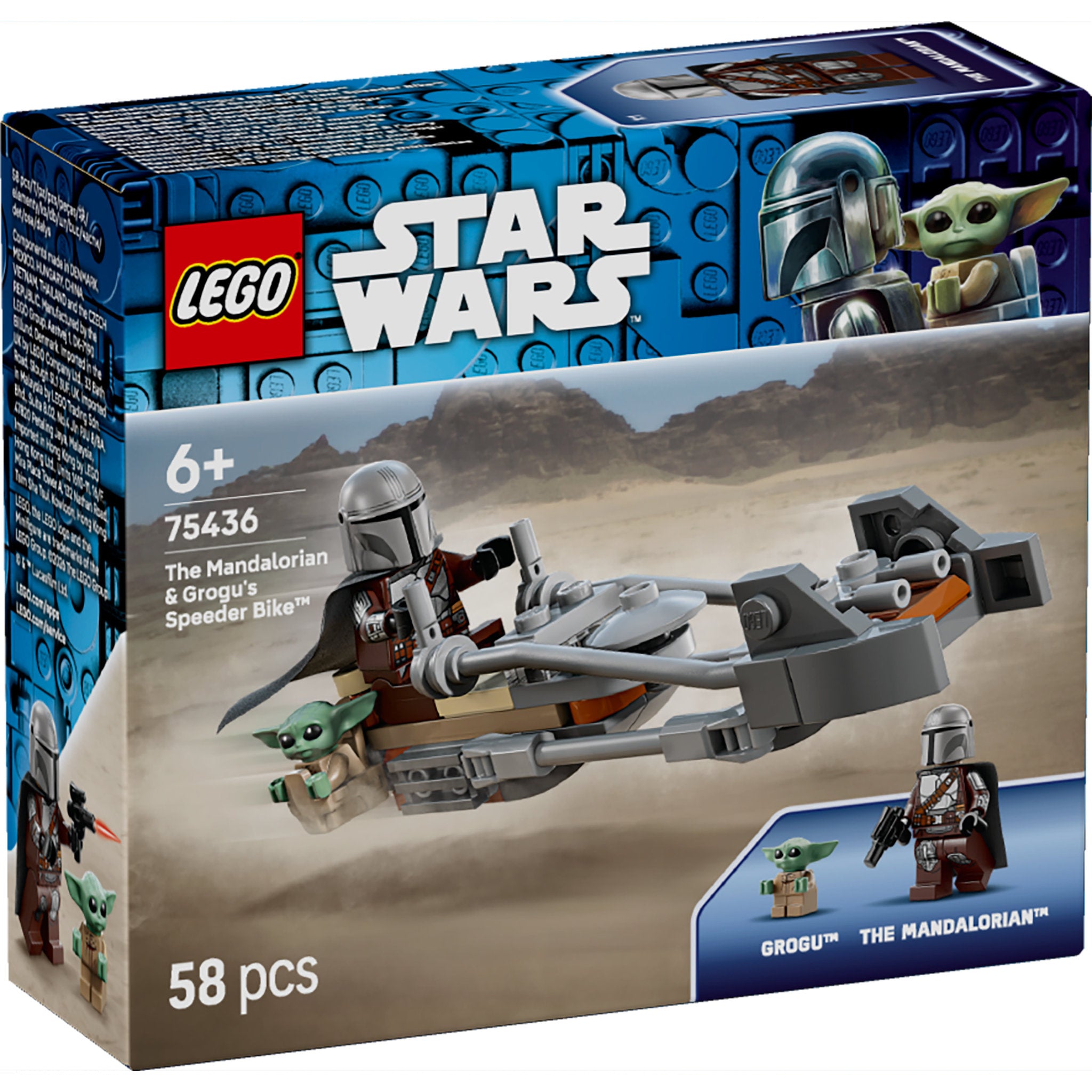LEGO 75436 Star Wars The Mandalorian & Grogu's Speeder Bike