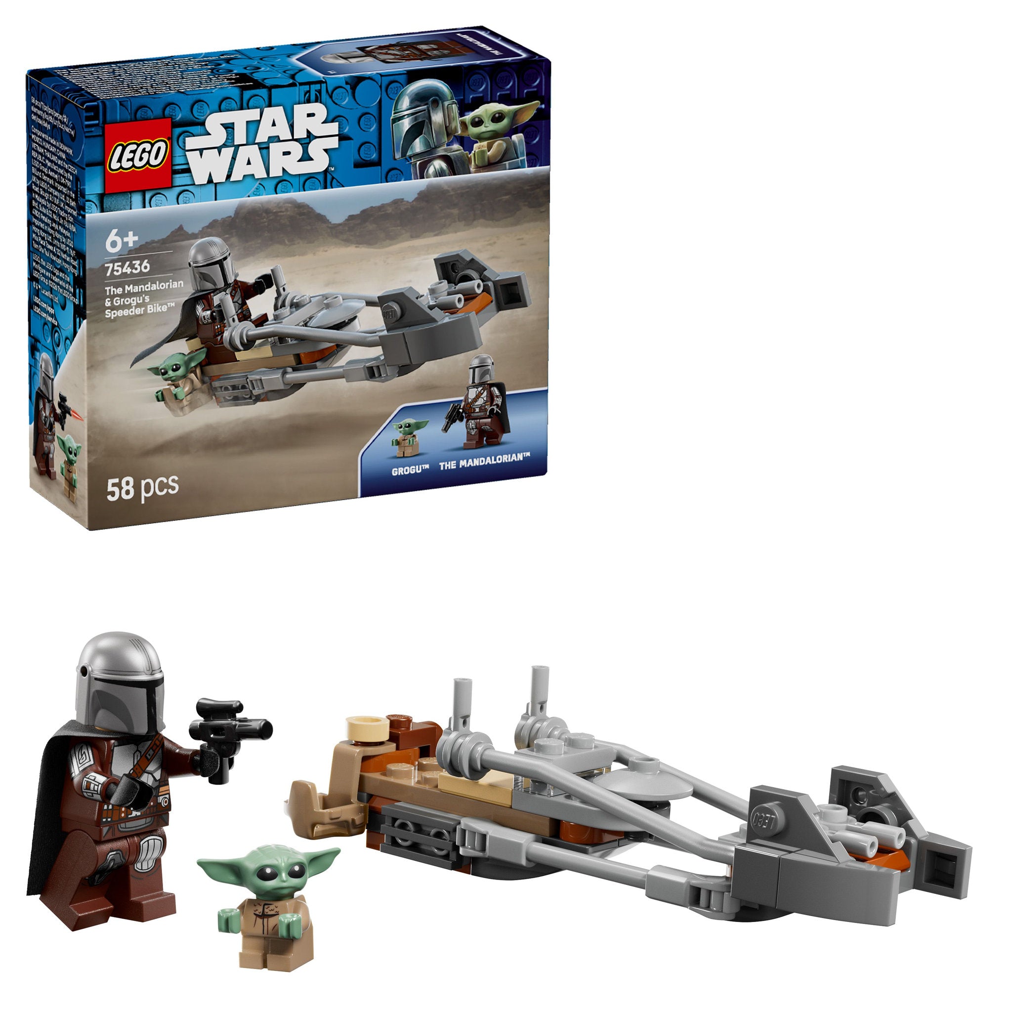 LEGO 75436 Star Wars The Mandalorian & Grogu's Speeder Bike