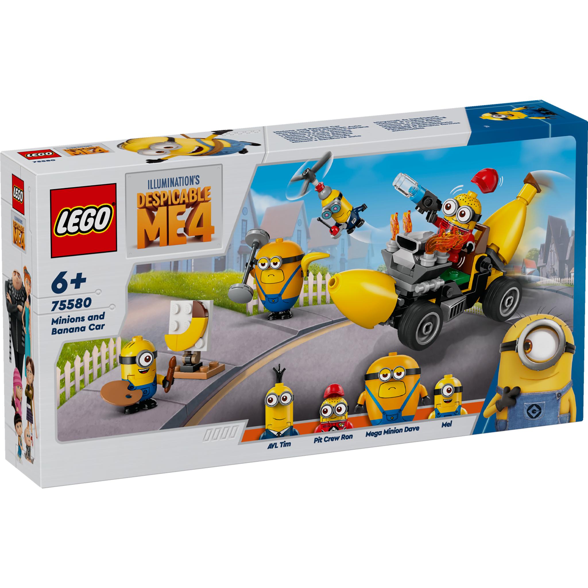 LEGO 75580 Despicable Me 4 Minions And Banana Car