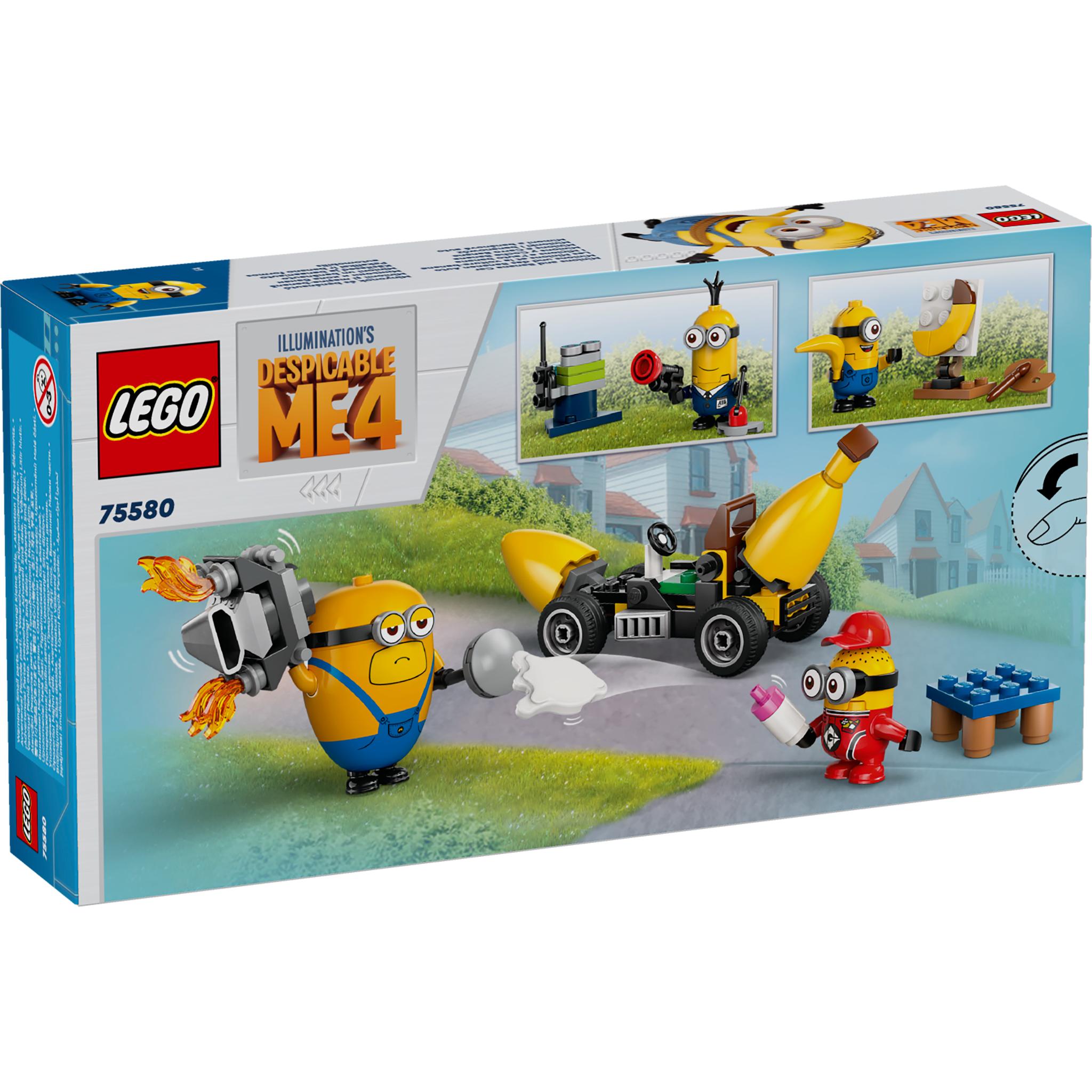 LEGO 75580 Despicable Me 4 Minions And Banana Car