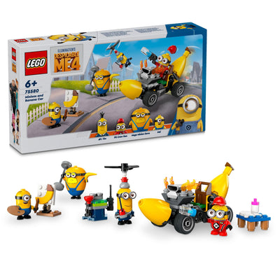LEGO 75580 Despicable Me 4 Minions And Banana Car