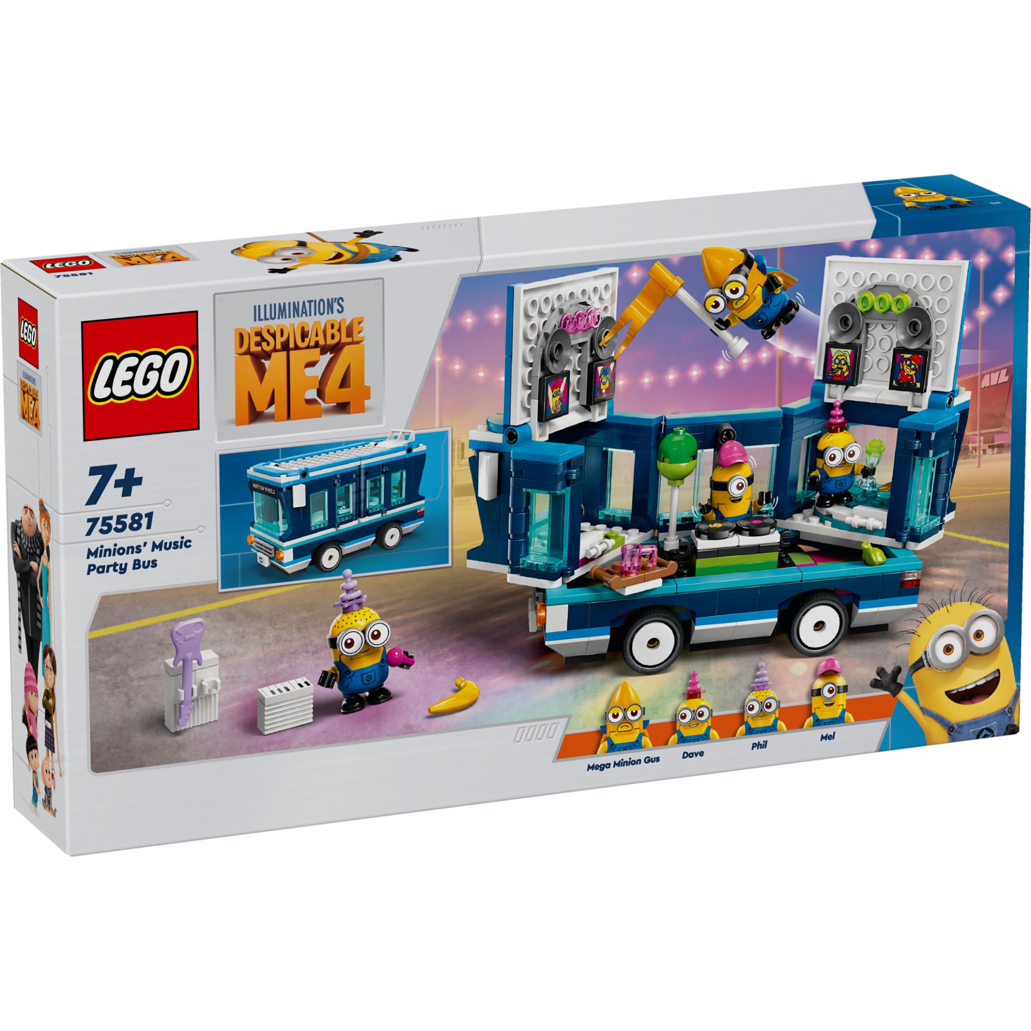 LEGO 75581 Despicable Me 4 Minions Music Party Bus