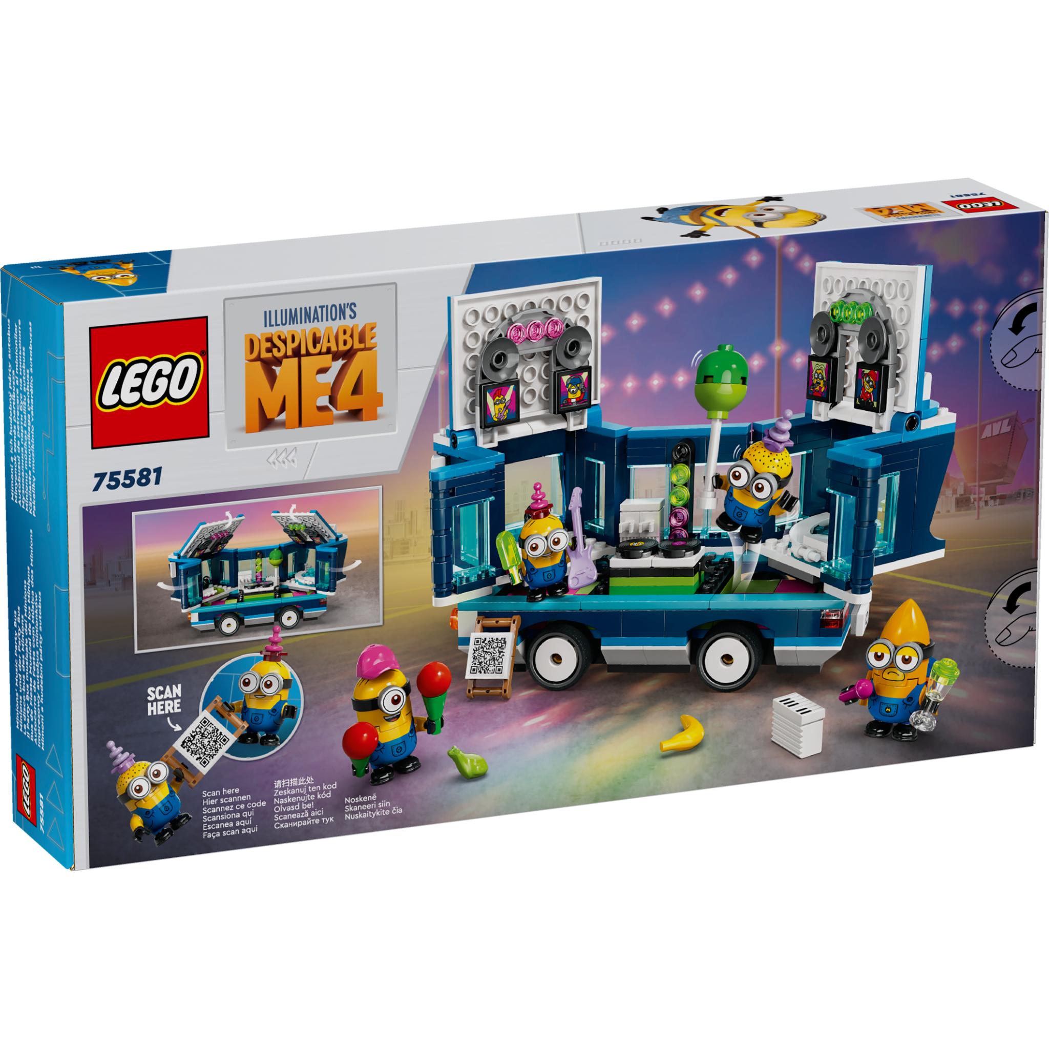 LEGO 75581 Despicable Me 4 Minions Music Party Bus