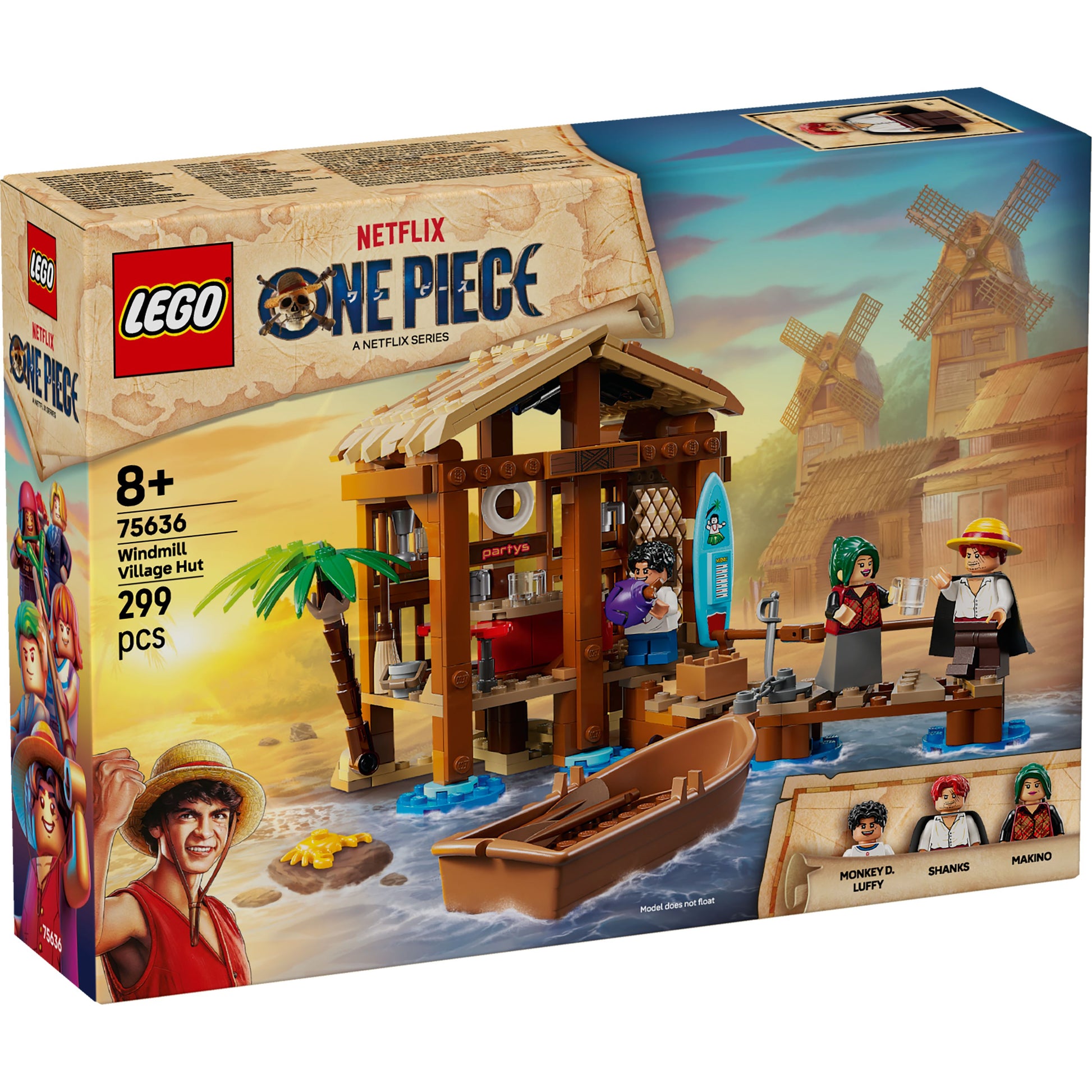 LEGO 75636 ONE PIECE Windmill Village Hut - Toyworld NZ