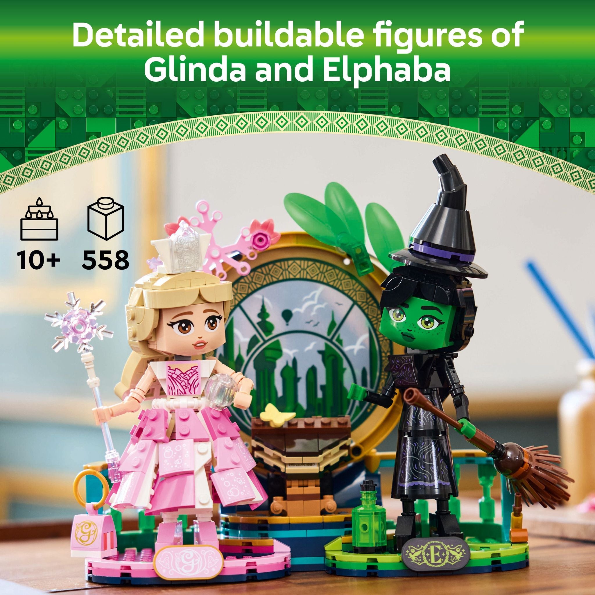 LEGO 75682 Wicked Elphaba & Glinda Figures