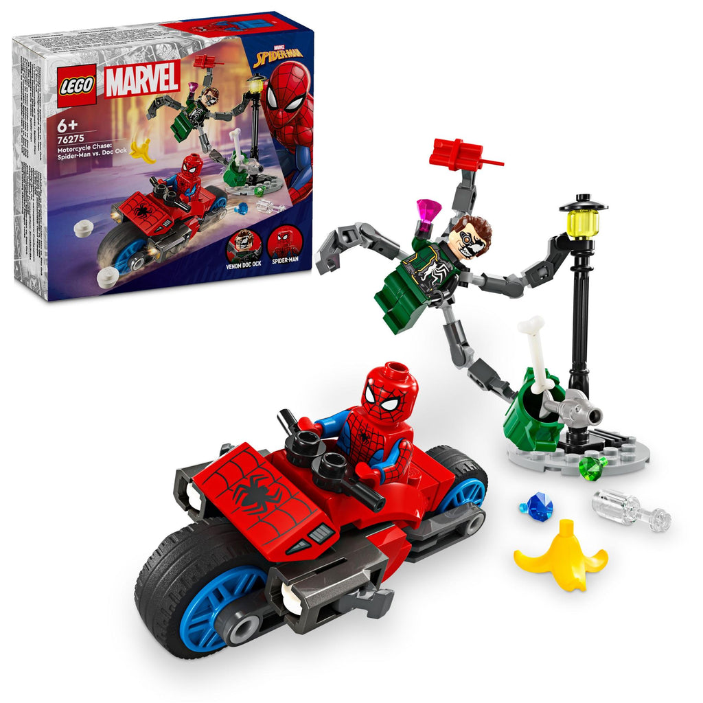LEGO 76275 MARVEL MOTORCYCLE CHASE: SPIDER-MAN VS. DOC OCK