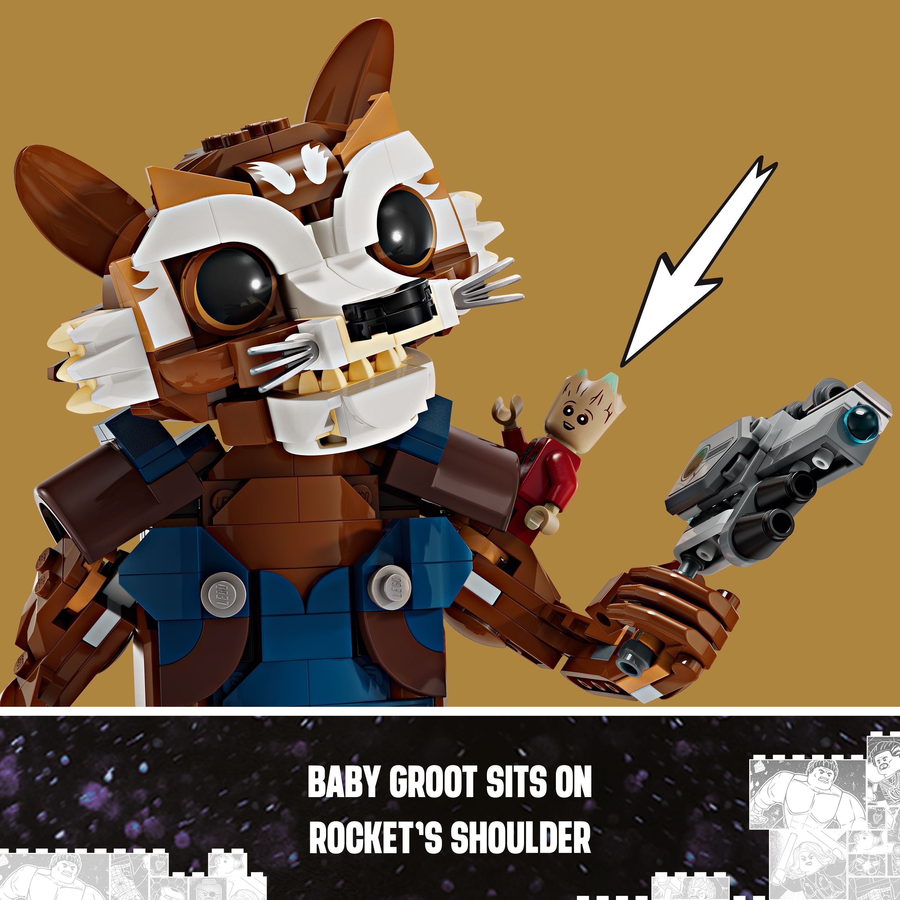 LEGO 76282 Marvel Rocket & Baby Groot