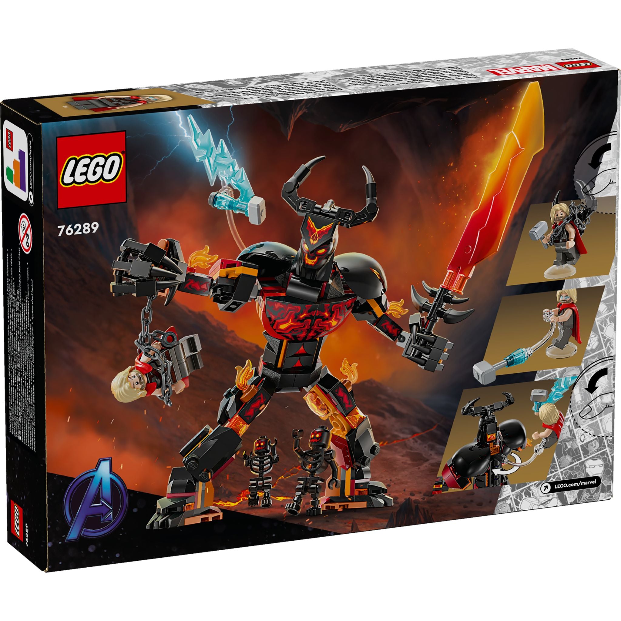 LEGO 76289 Marvel Super Heroes Thor Vs. Surtur Construction Figure