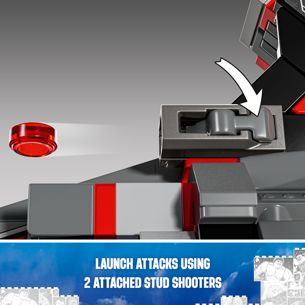 LEGO 76292 Super Heroes Captain America Vs. Red Hulk Battle