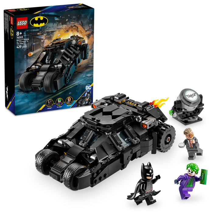 LEGO 76303 Super Heroes DC Comics Batman Tumbler Vs. Two-Face & The Joker