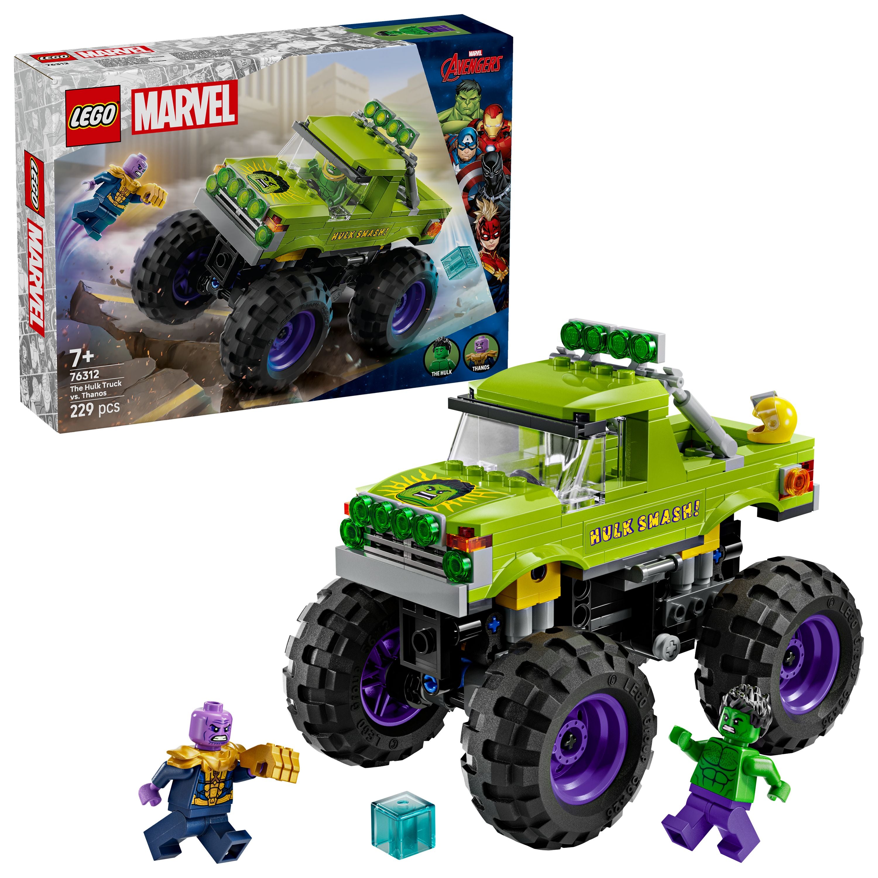 LEGO 76312 Super Heroes The Hulk Truck vs. Thanos