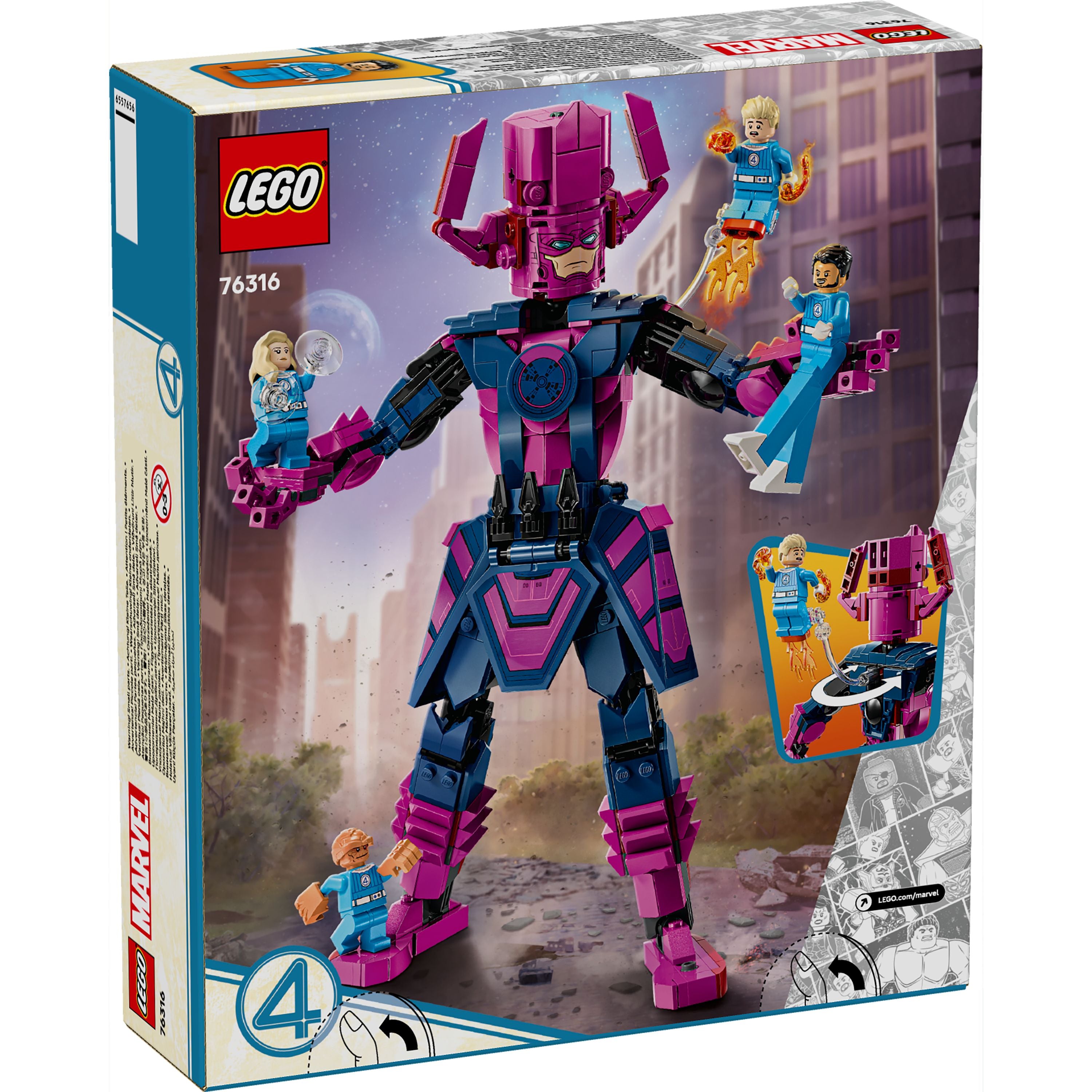 LEGO 76316 Marvel Fantastic Four vs. Galactus Construction Figure