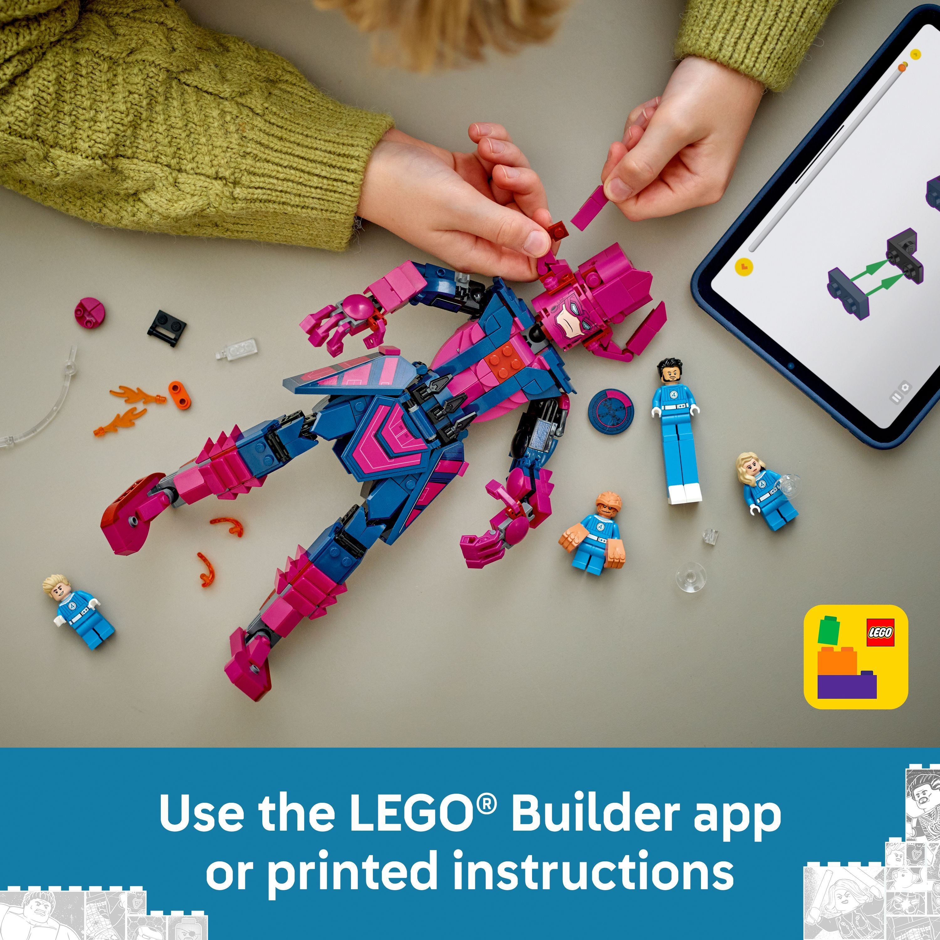 LEGO 76316 Marvel Fantastic Four vs. Galactus Construction Figure