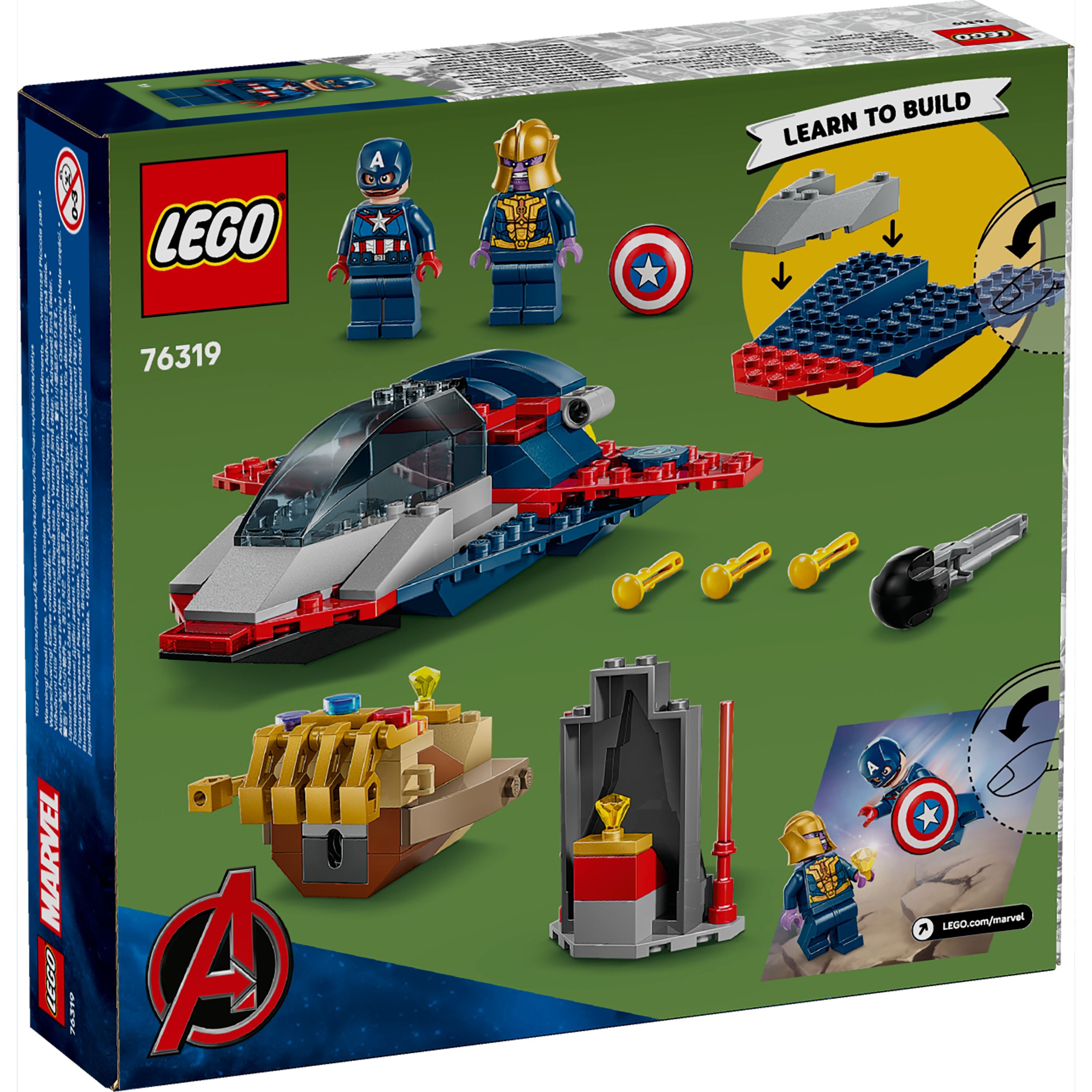 LEGO 76319 Marvel Captain America vs. Thanos