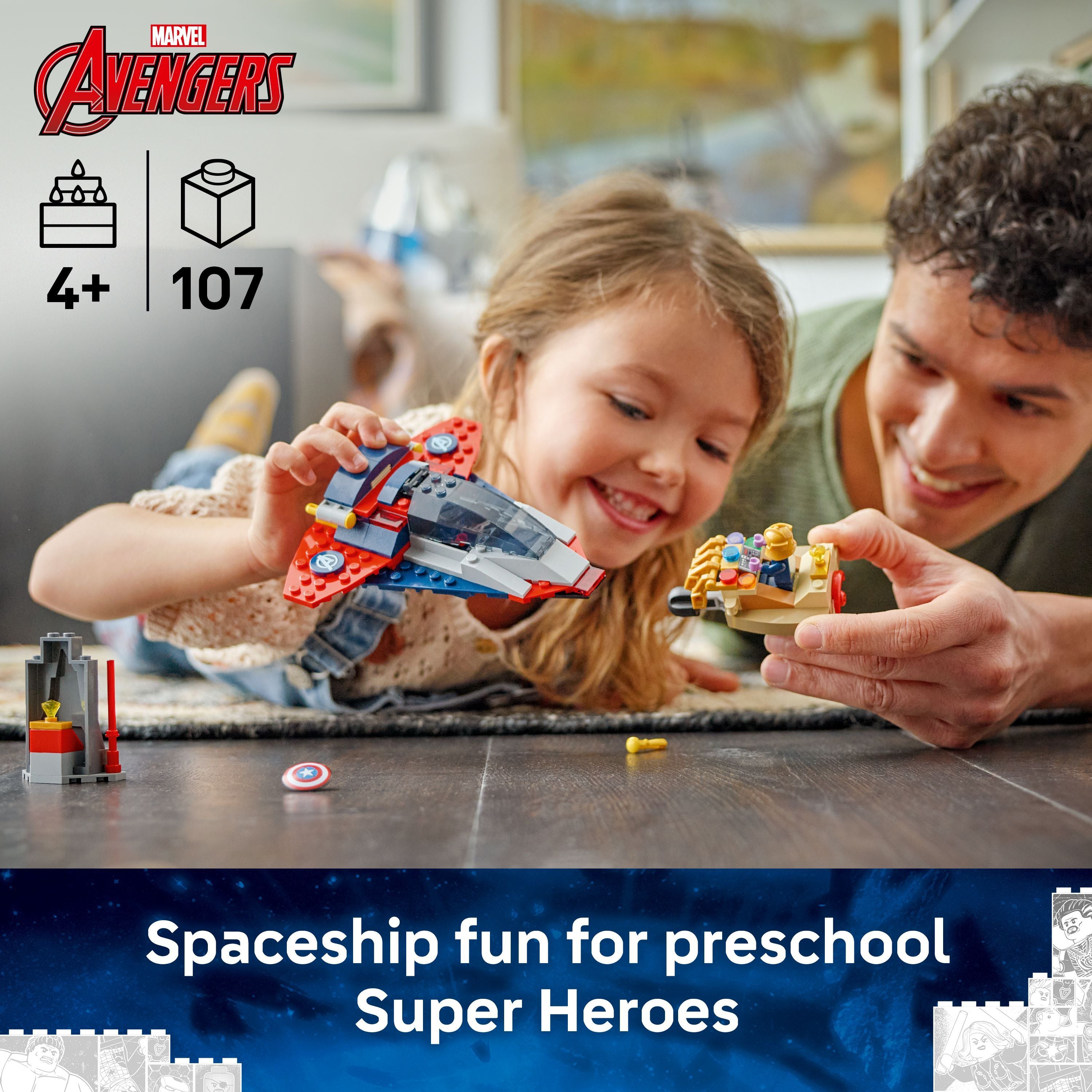 LEGO 76319 Marvel Captain America vs. Thanos