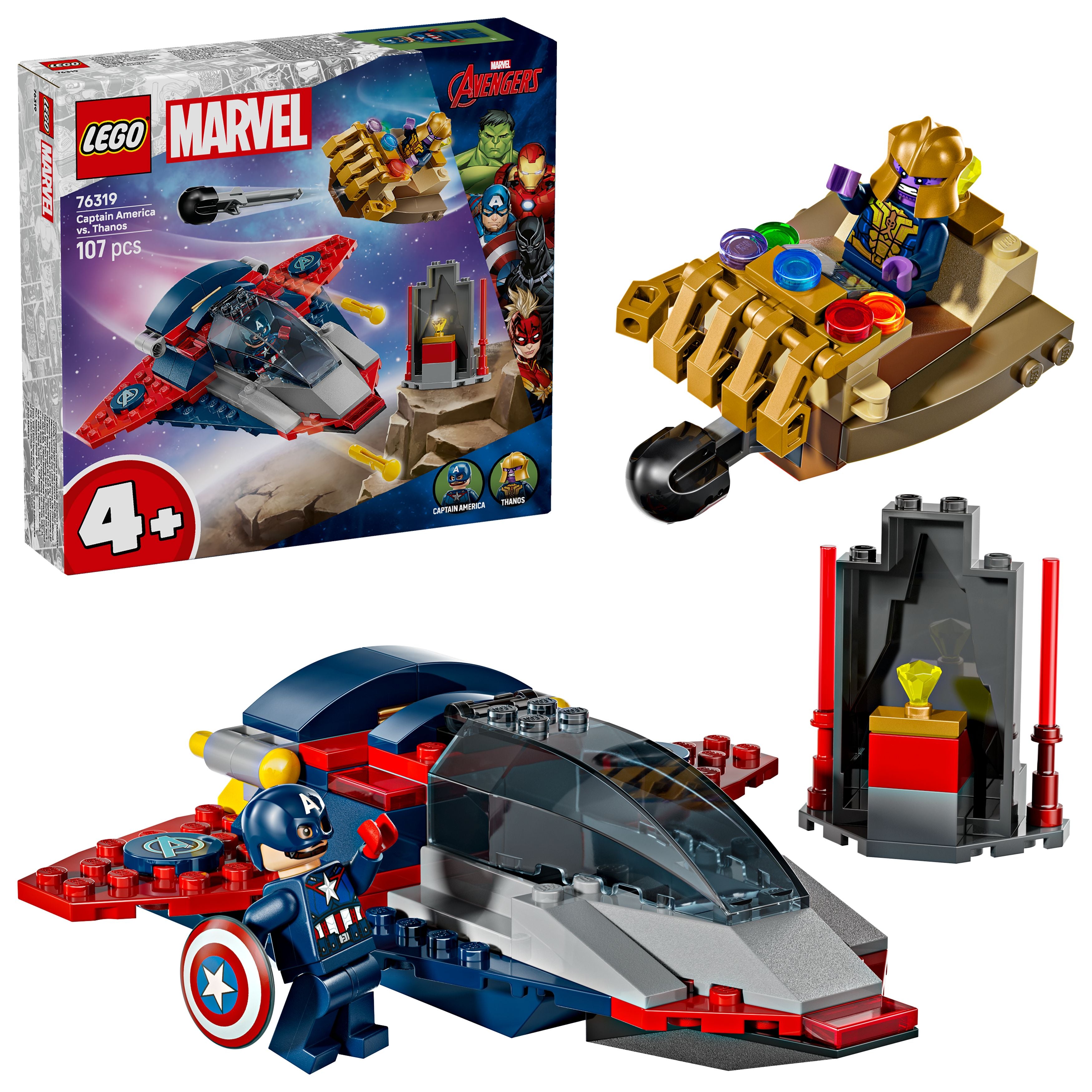 LEGO 76319 Marvel Captain America vs. Thanos