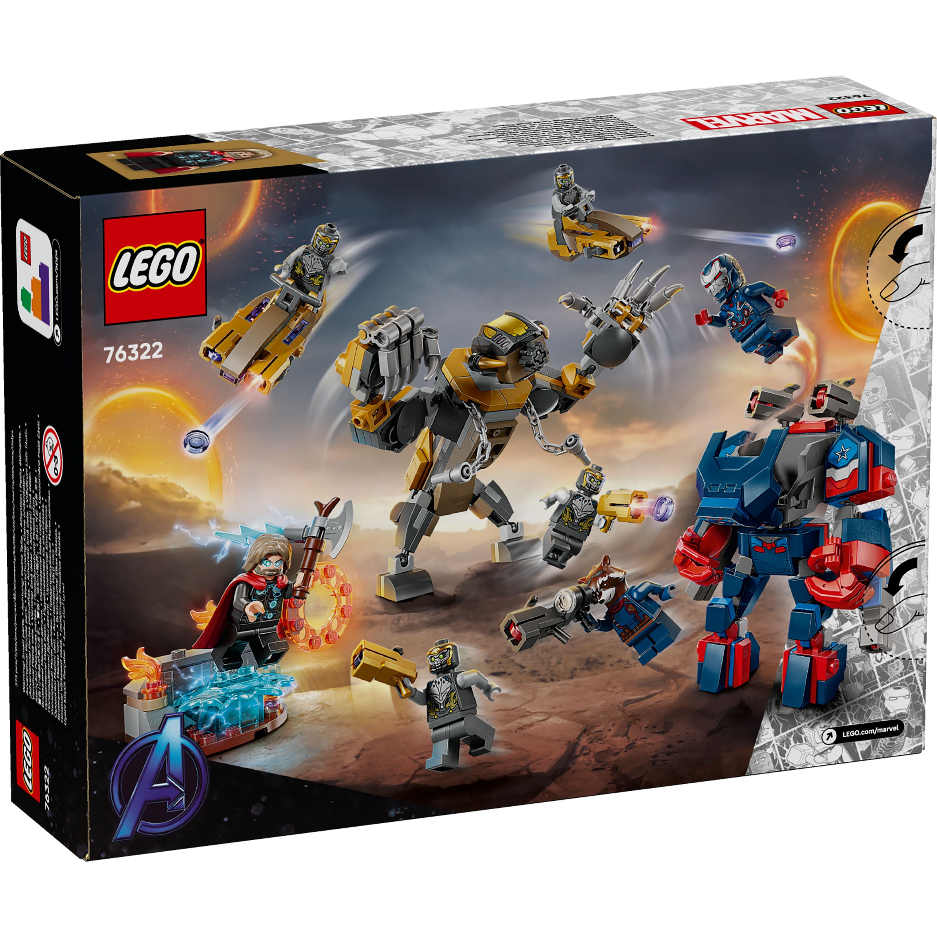 LEGO 76322 Marvel Avengers: Endgame Thor vs. Chitauri
