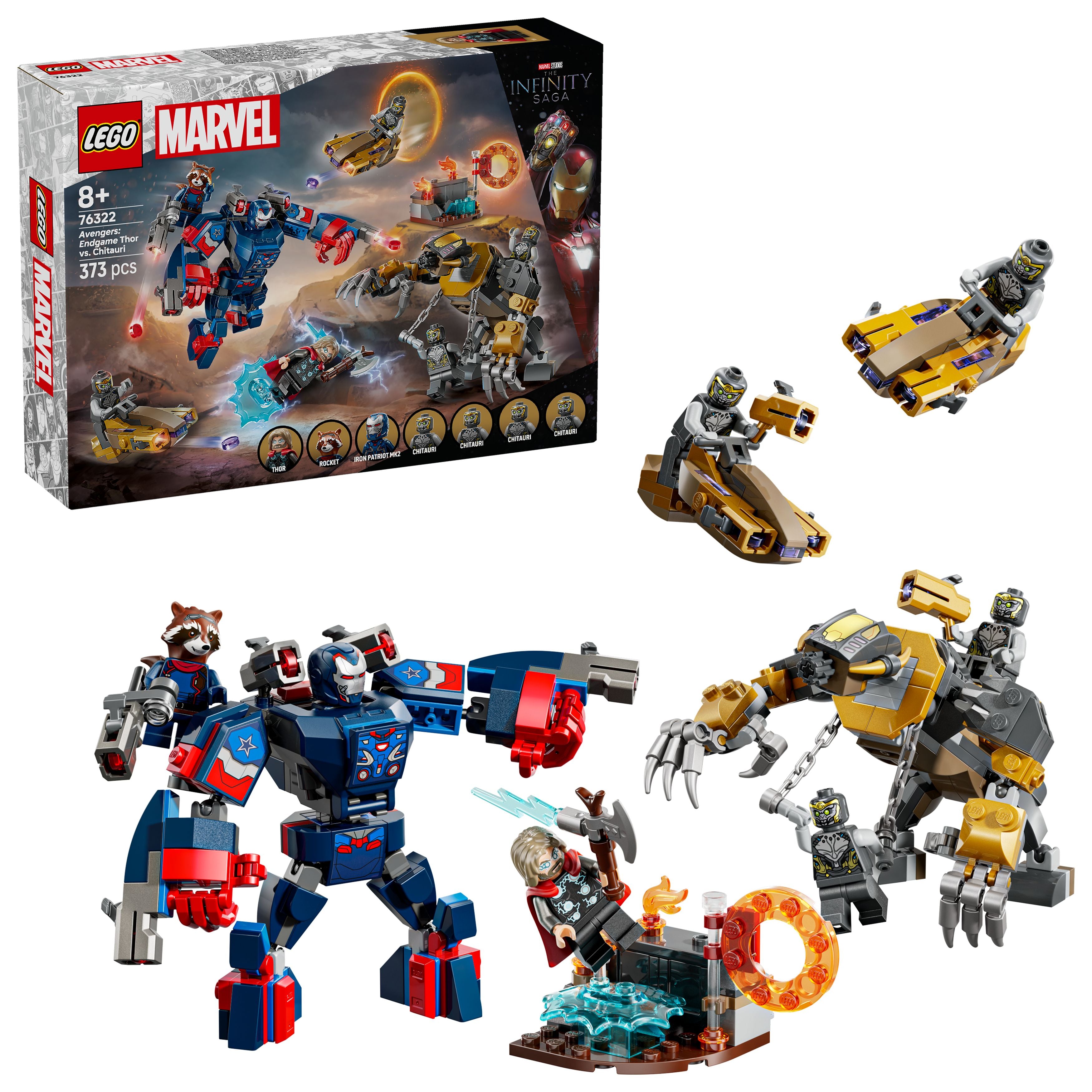 LEGO 76322 Marvel Avengers: Endgame Thor vs. Chitauri – Toyworld NZ