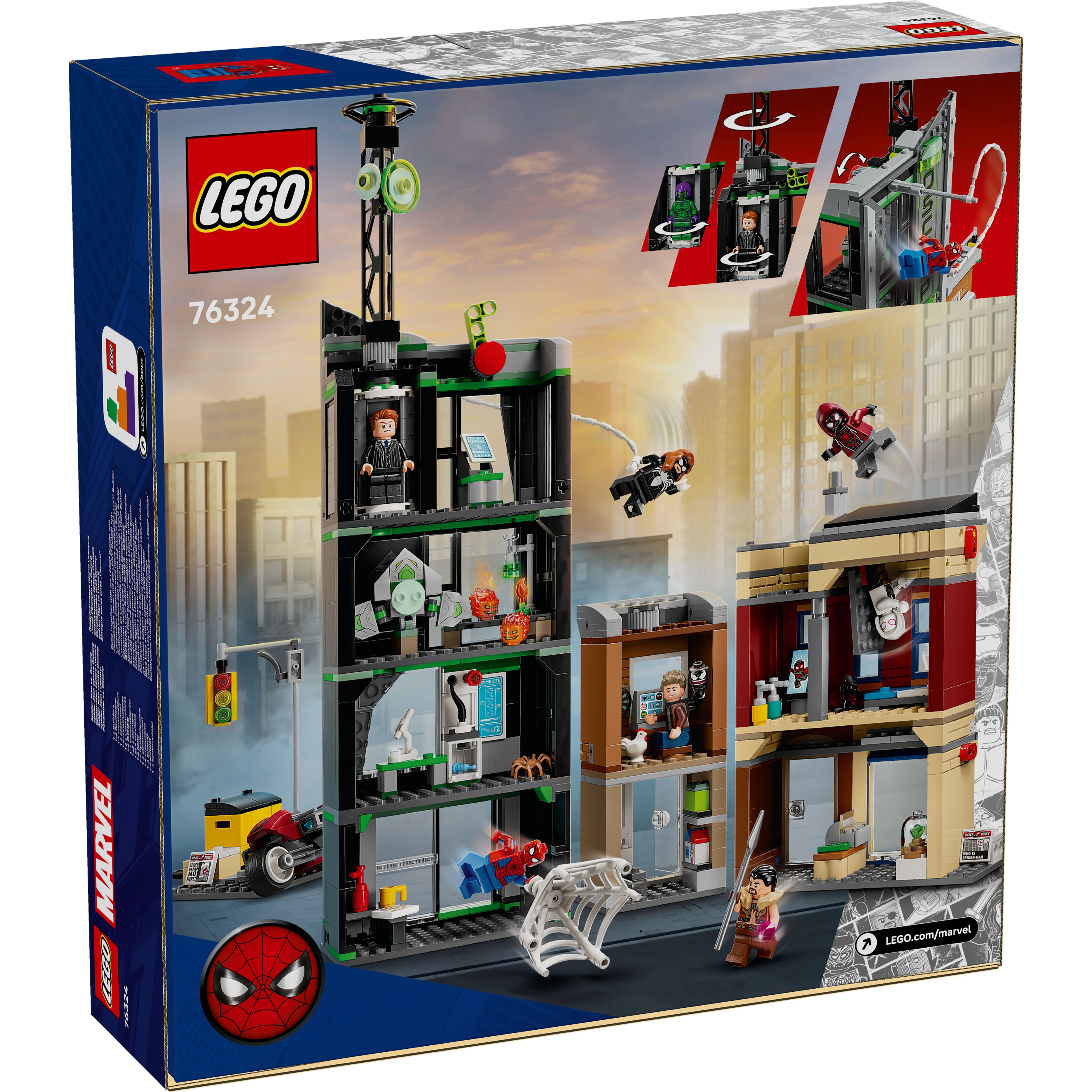 LEGO 76324 Marvel Spider-Man vs. Oscorp