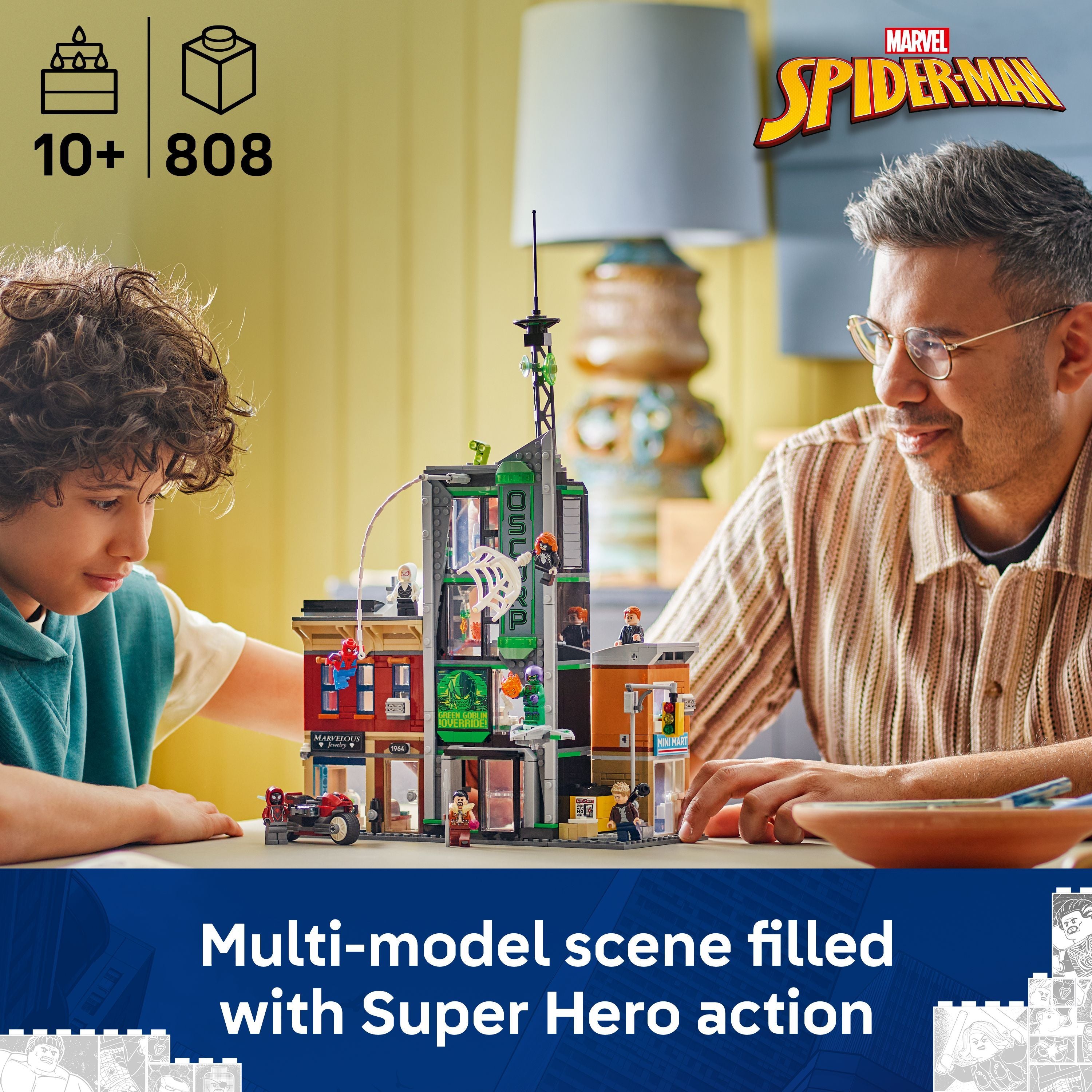 LEGO 76324 Marvel Spider-Man vs. Oscorp