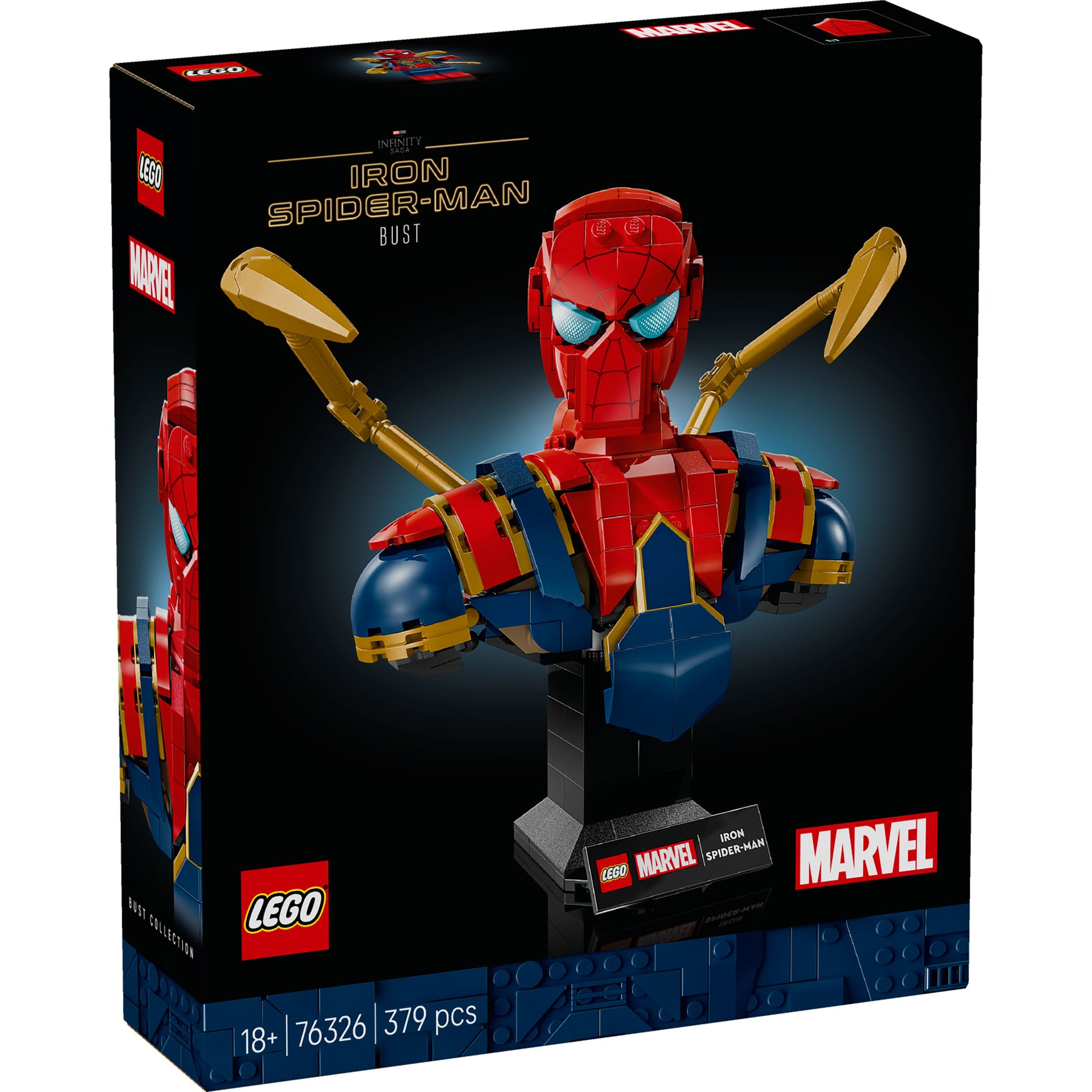 LEGO 76326 Marvel Iron Spider-Man Bust - Toyworld NZ