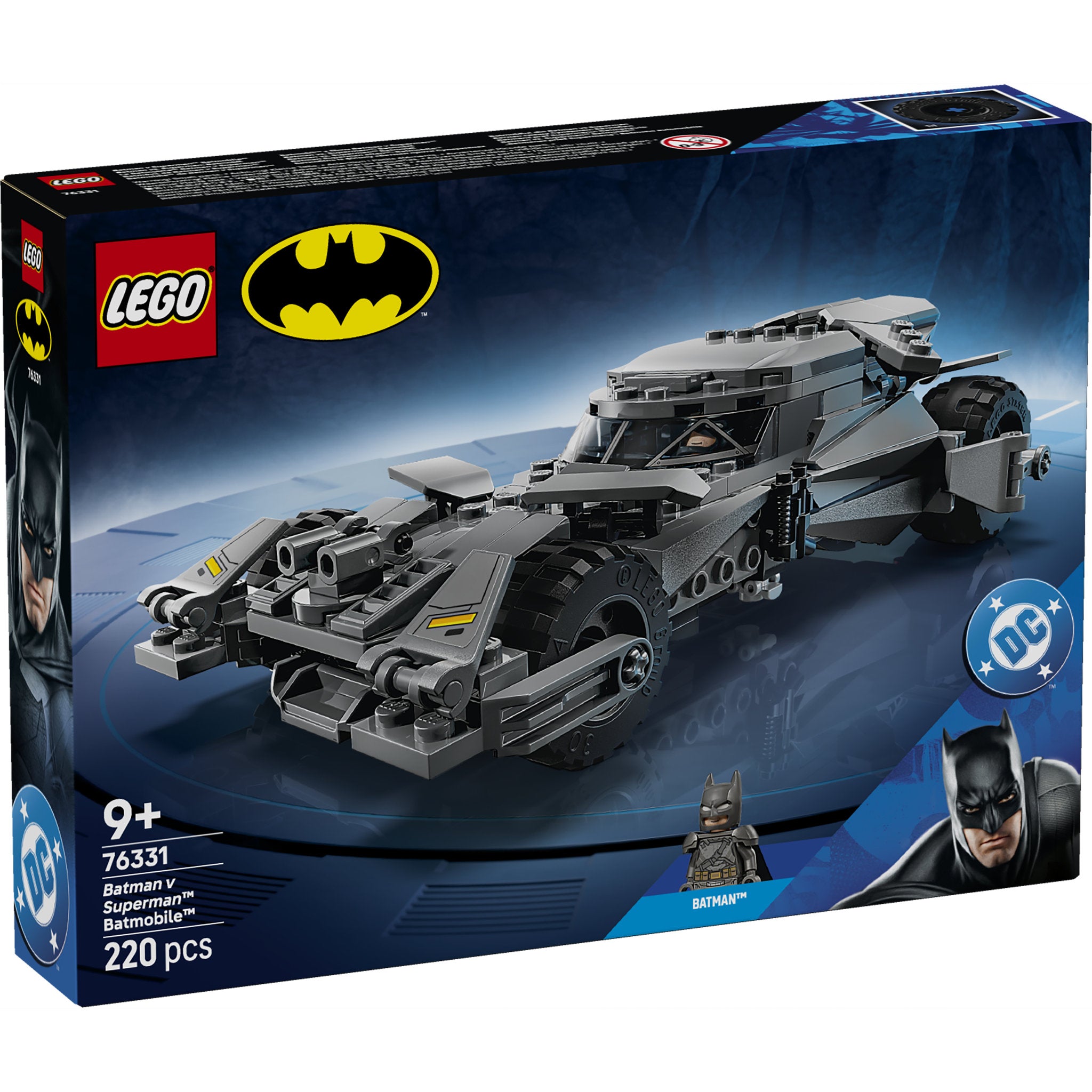 LEGO 76331 Super Heroes Batman vs Superman Batmobile - Toyworld NZ