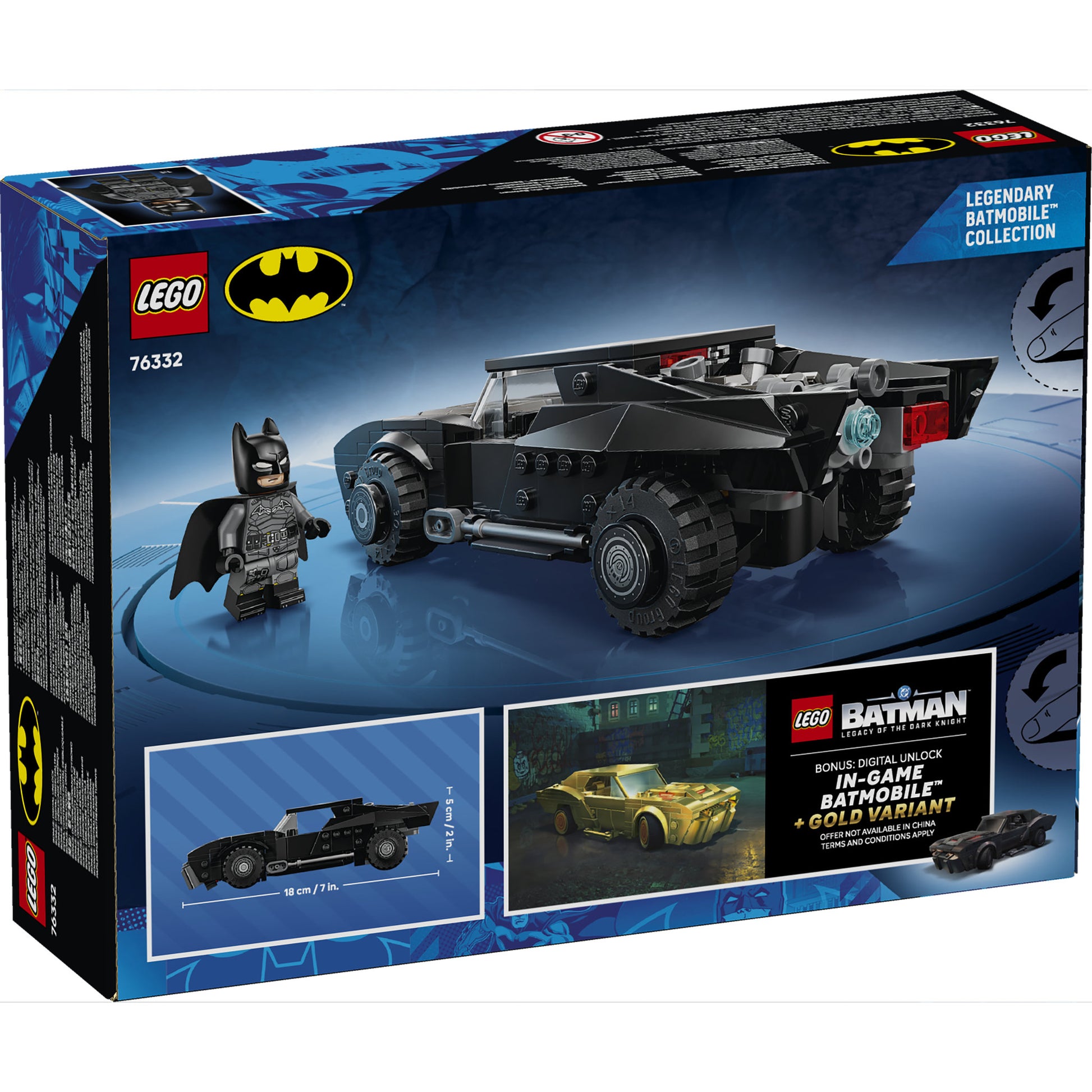 LEGO 76332 Super Heroes The Batman Batmobile - Toyworld NZ