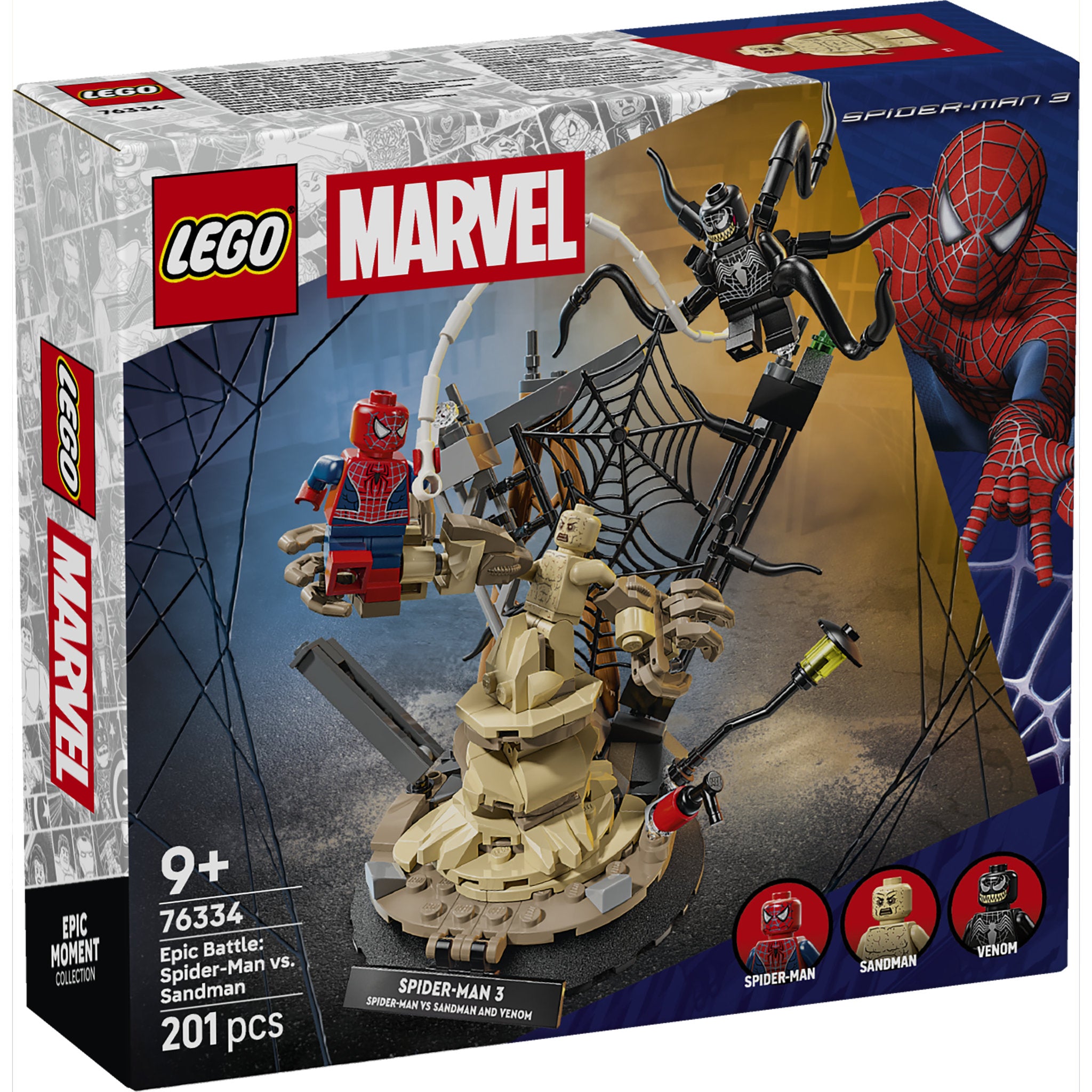 LEGO 76334 Super Heroes Marvel Epic Battle: Spider-Man vs. Sandman
