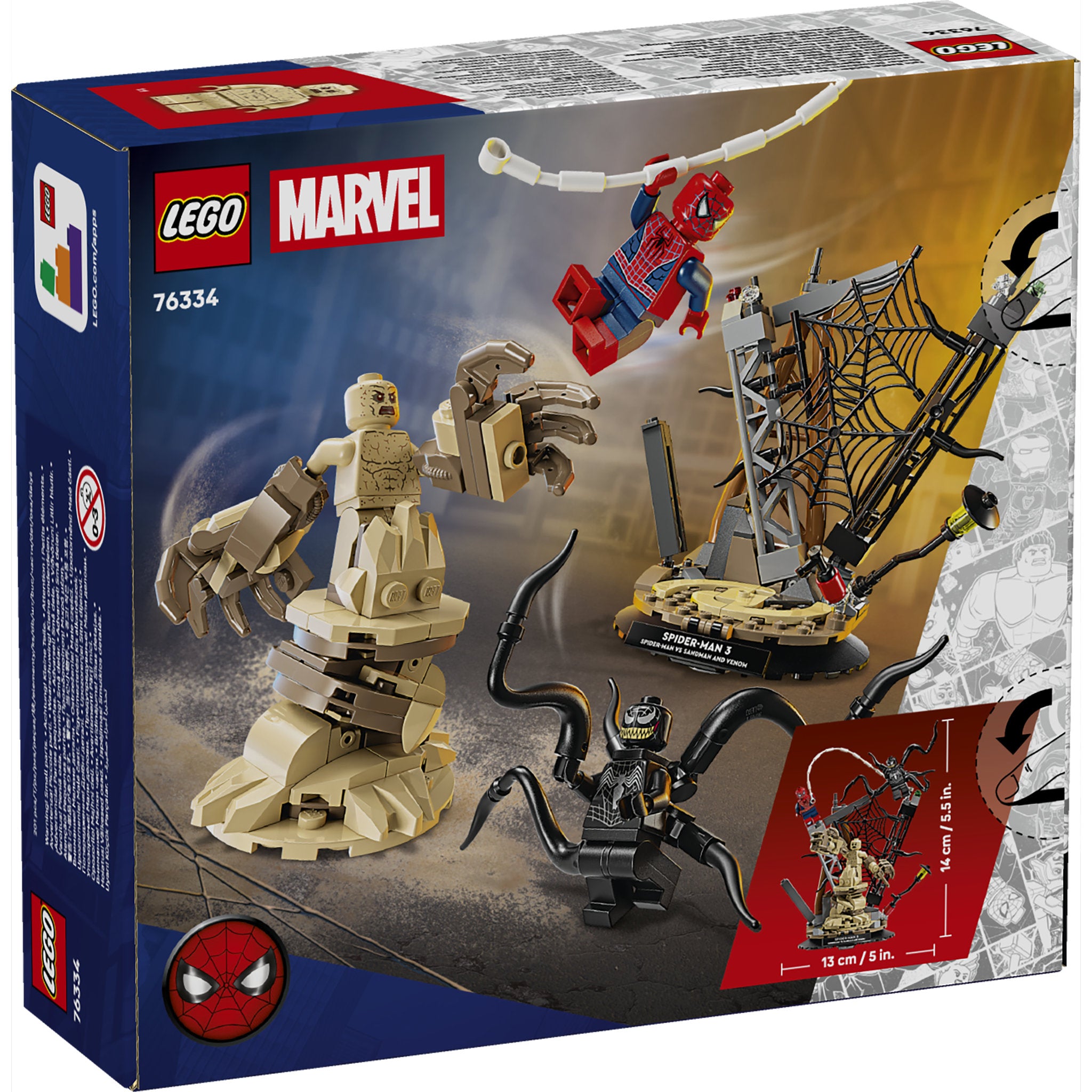 LEGO 76334 Super Heroes Marvel Epic Battle: Spider-Man vs. Sandman