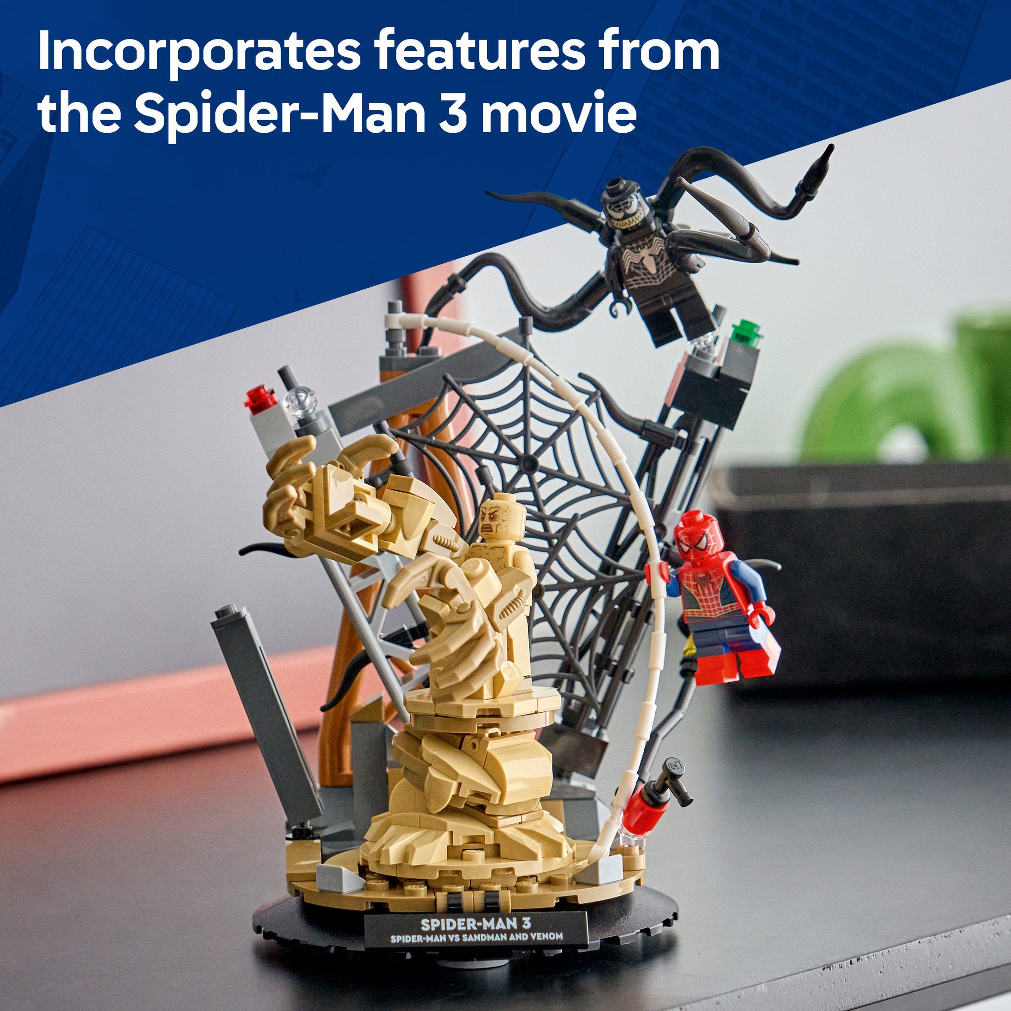 LEGO 76334 Super Heroes Marvel Epic Battle: Spider-Man vs. Sandman