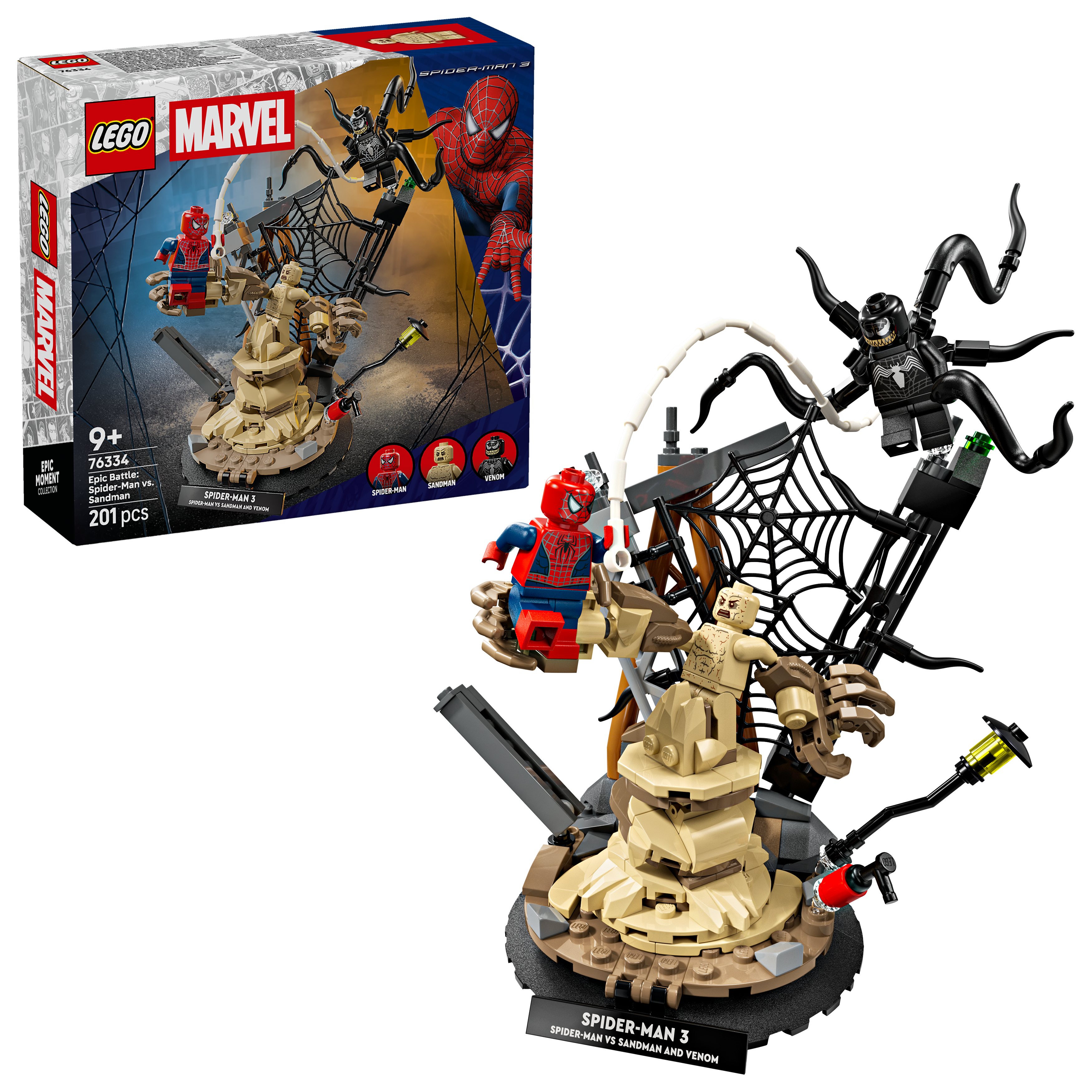 LEGO 76334 Super Heroes Marvel Epic Battle: Spider-Man vs. Sandman