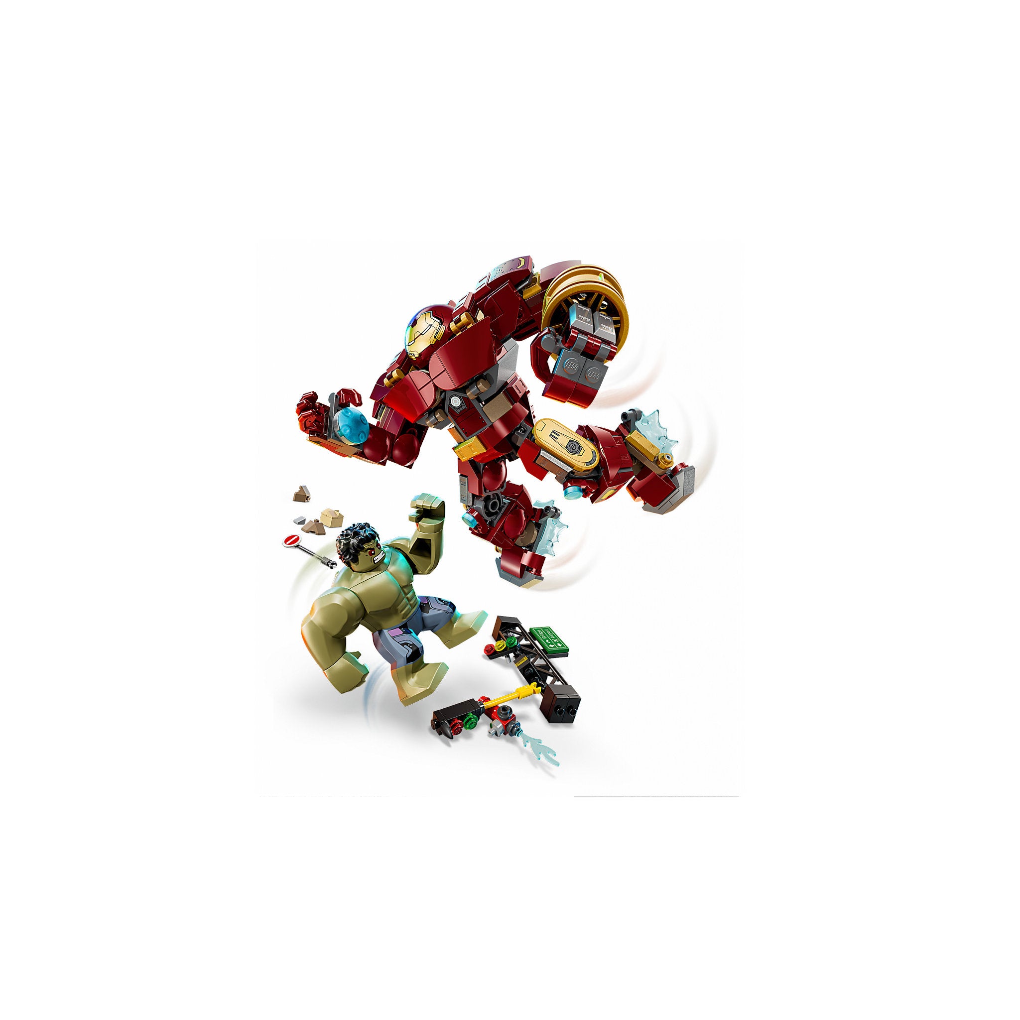 LEGO 76343 Marvel Super Heroes Epic Battle: Hulkbuster vs. The Hulk