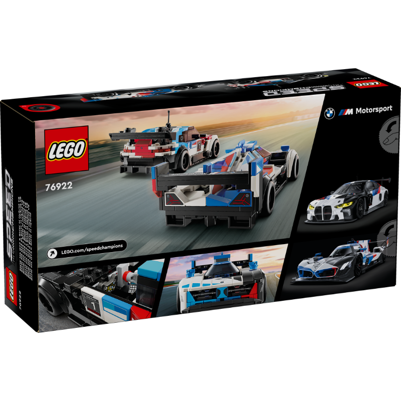 LEGO 76922 Speed Champions BMW M4 GT3 BMW M Hybrid V8 Race Cars