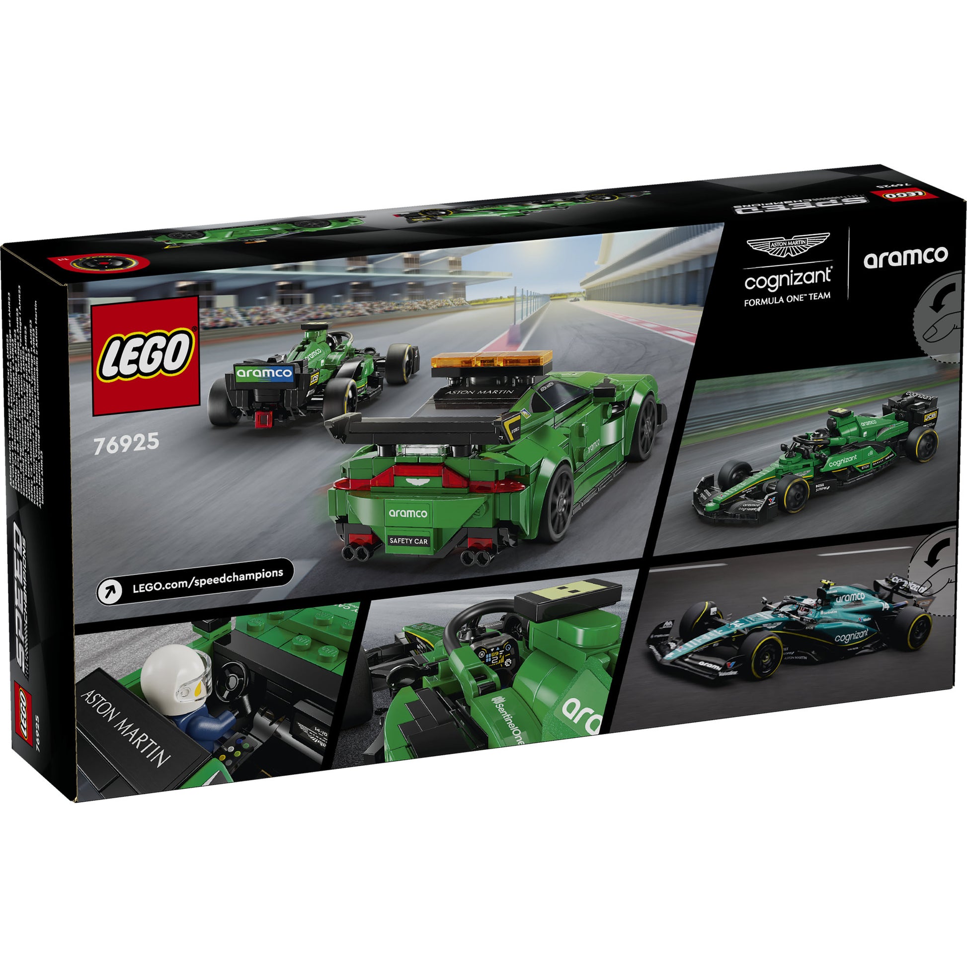 LEGO 76925 Speed Champions Aston Martin Safety Car & AMR23 - Toyworld NZ