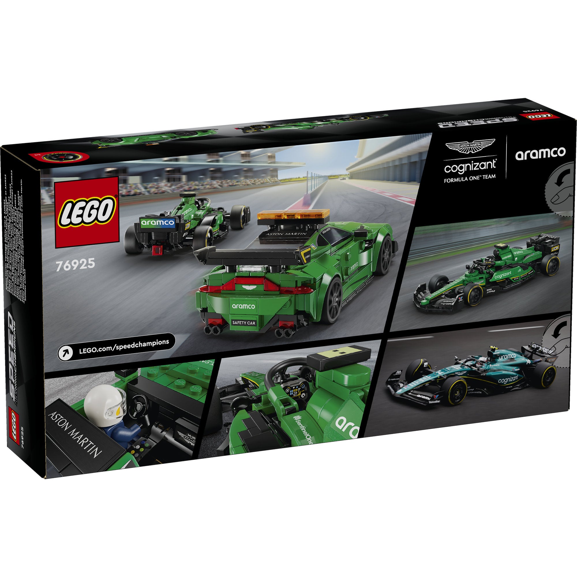 LEGO 76925 Speed Champions Aston Martin Safety Car & AMR23 - Toyworld NZ