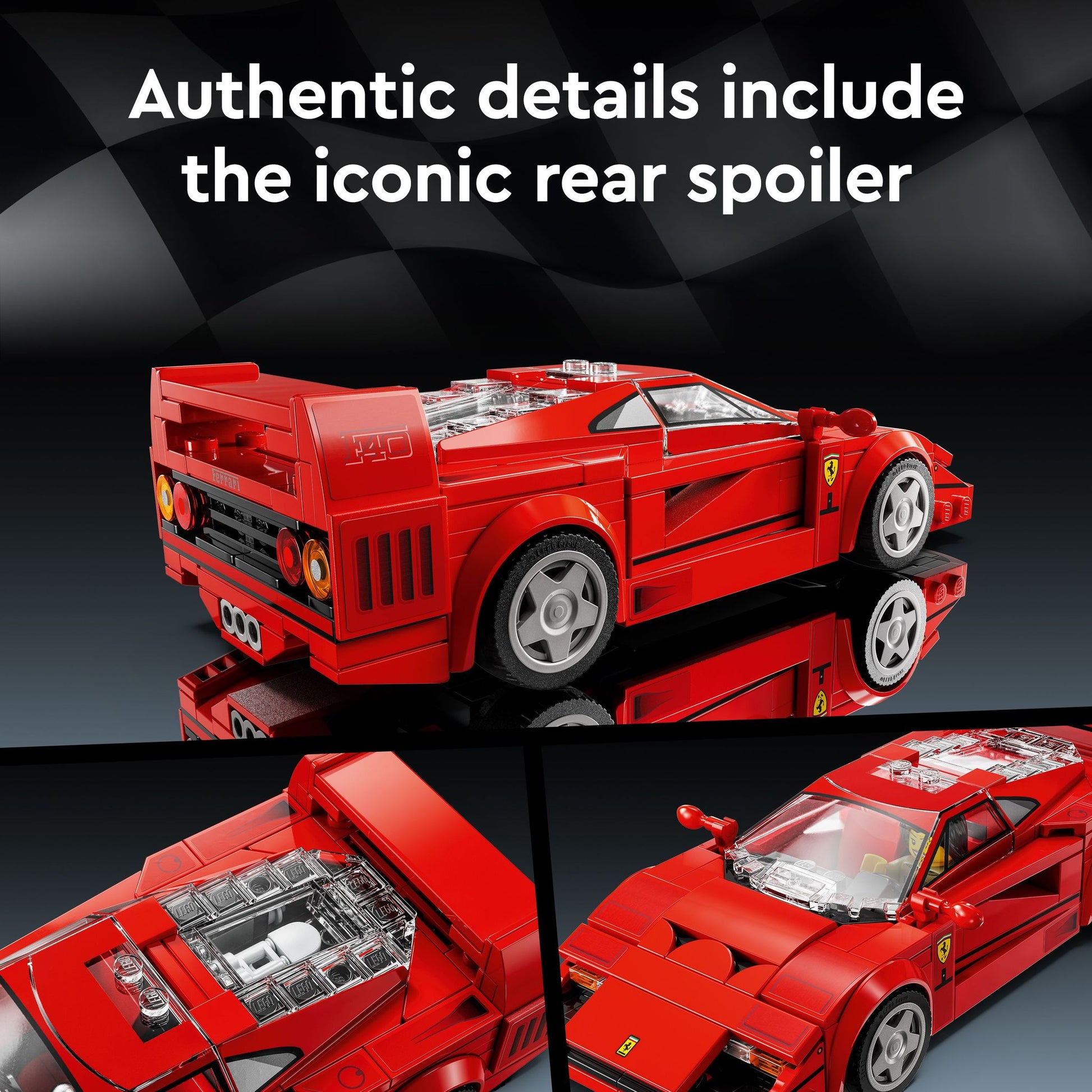 LEGO 76934 Speed Champions Ferrari F40 Supercar – Toyworld NZ