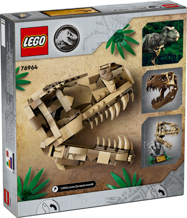 LEGO 76964 Jurassic World Dinosaur Fossils: T.Rex Skull