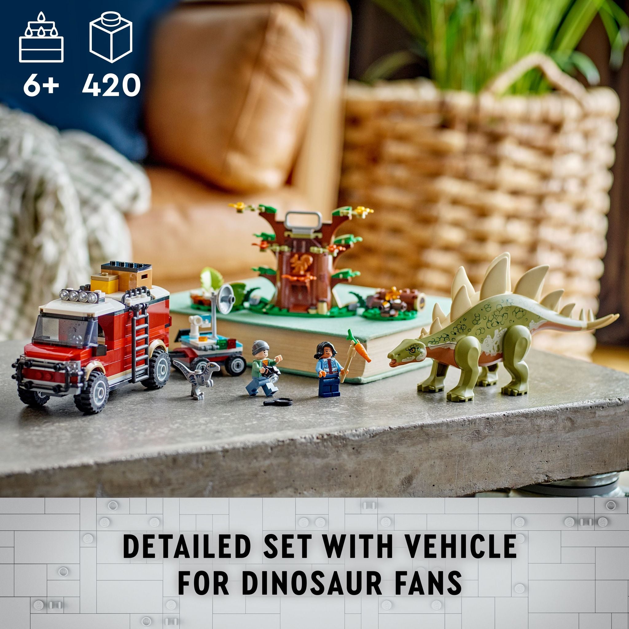 LEGO 76965 Jurassic World Dinosaur Missions: Stegosaurus Discovery