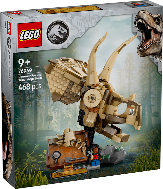 LEGO 76969 Jurassic World Dinosaur Fossils: Triceratops Skull