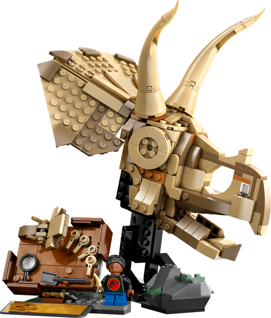 LEGO 76969 Jurassic World Dinosaur Fossils: Triceratops Skull