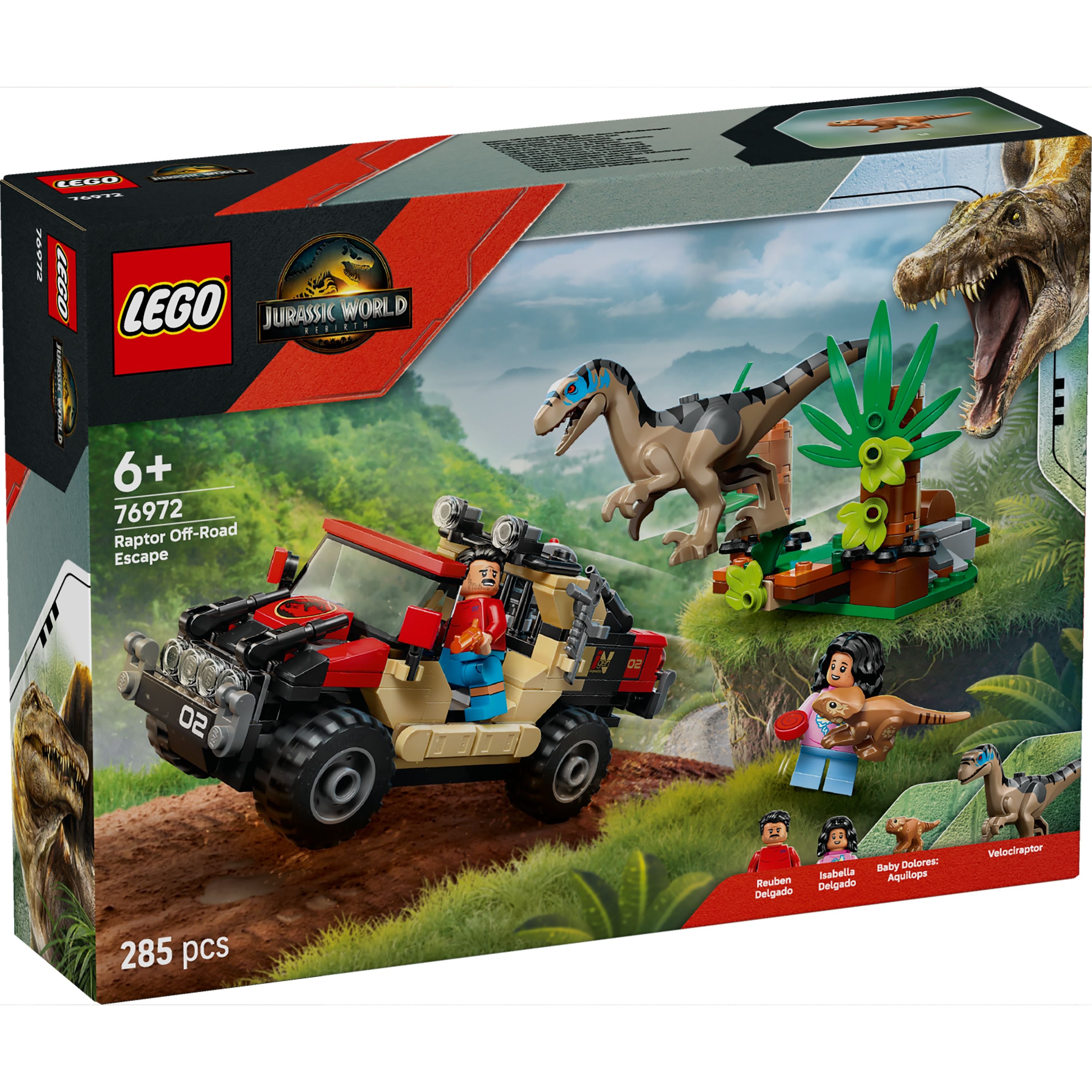 LEGO 76972 Jurassic World Raptor Off-Road Escape