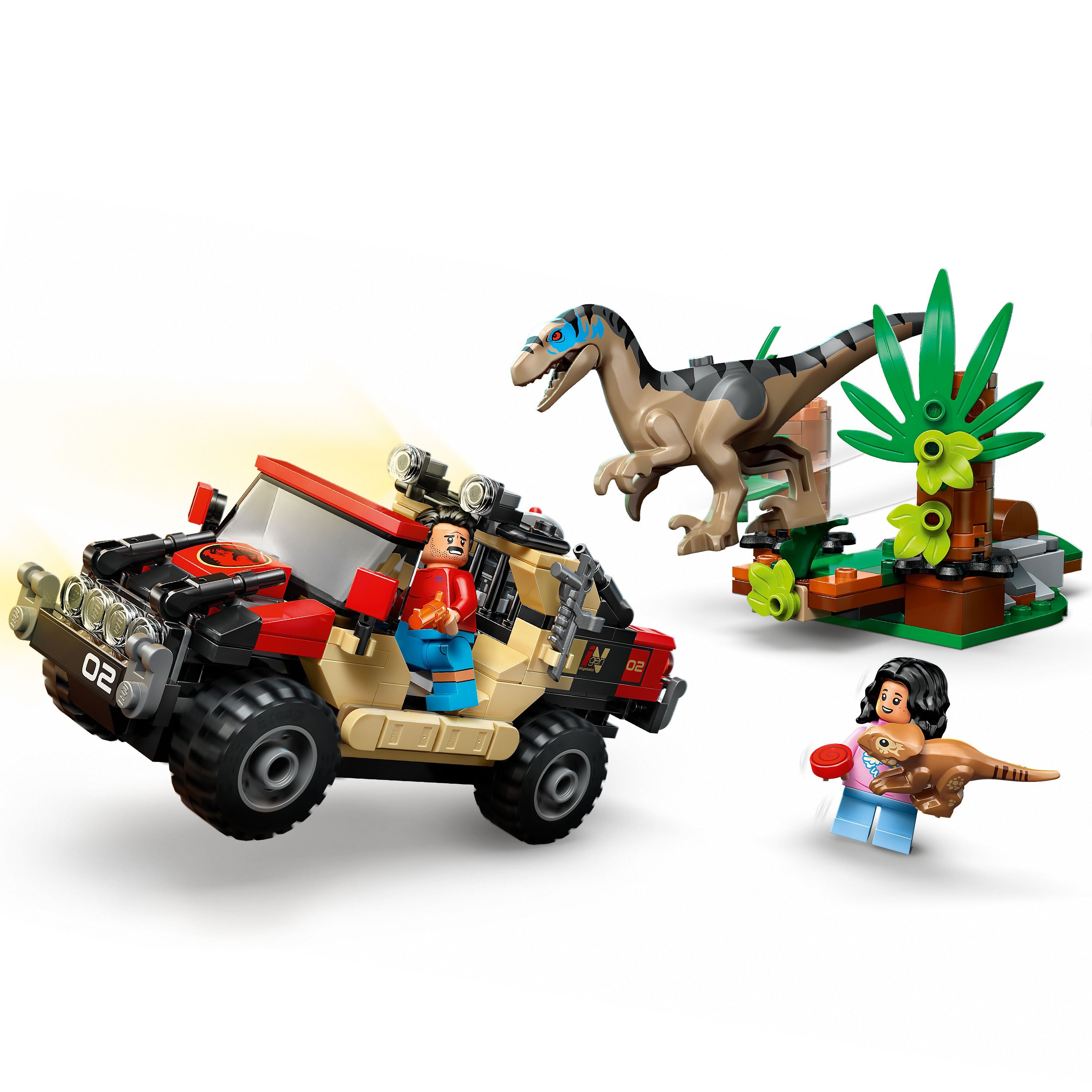 LEGO 76972 Jurassic World Raptor Off-Road Escape